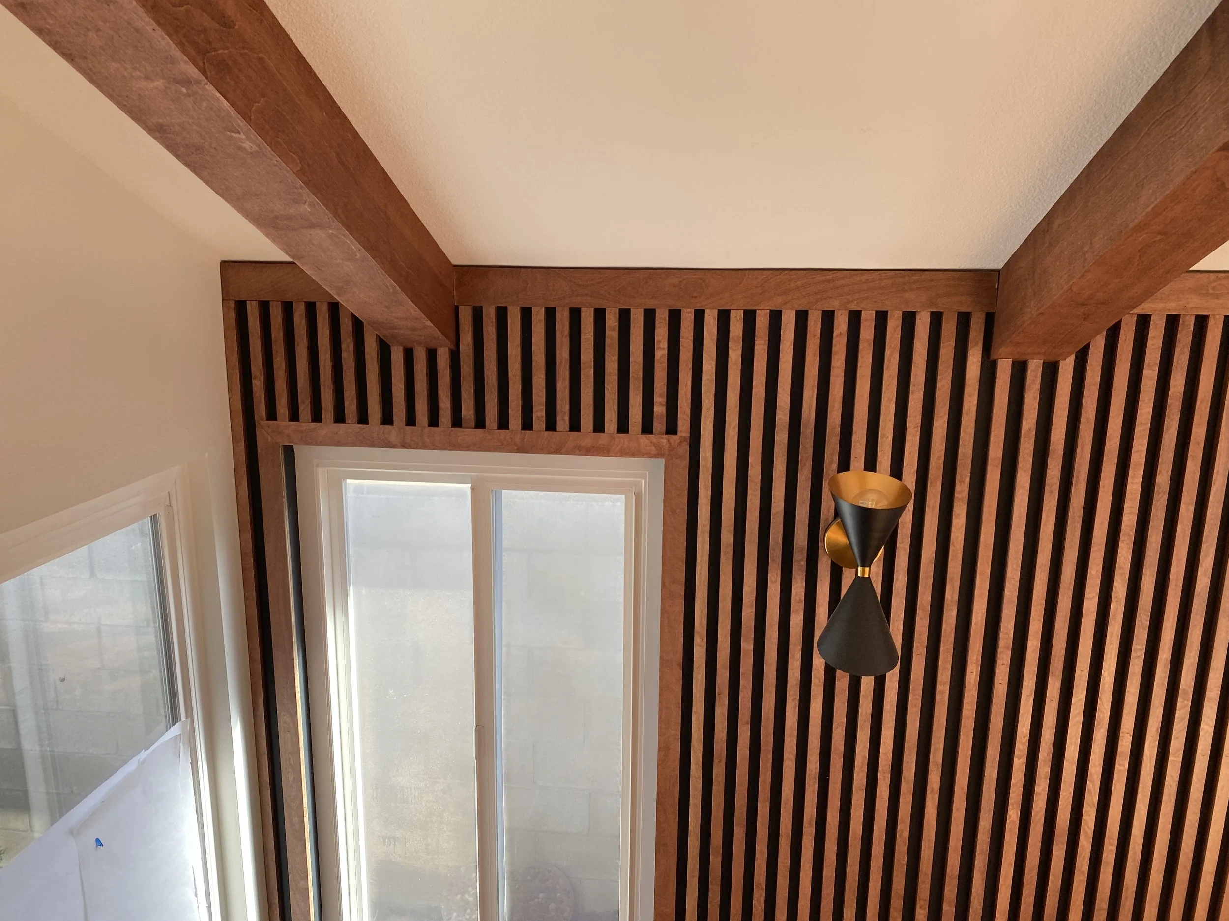 Westminster, CA - Faux Beam and Accent Wall - After
