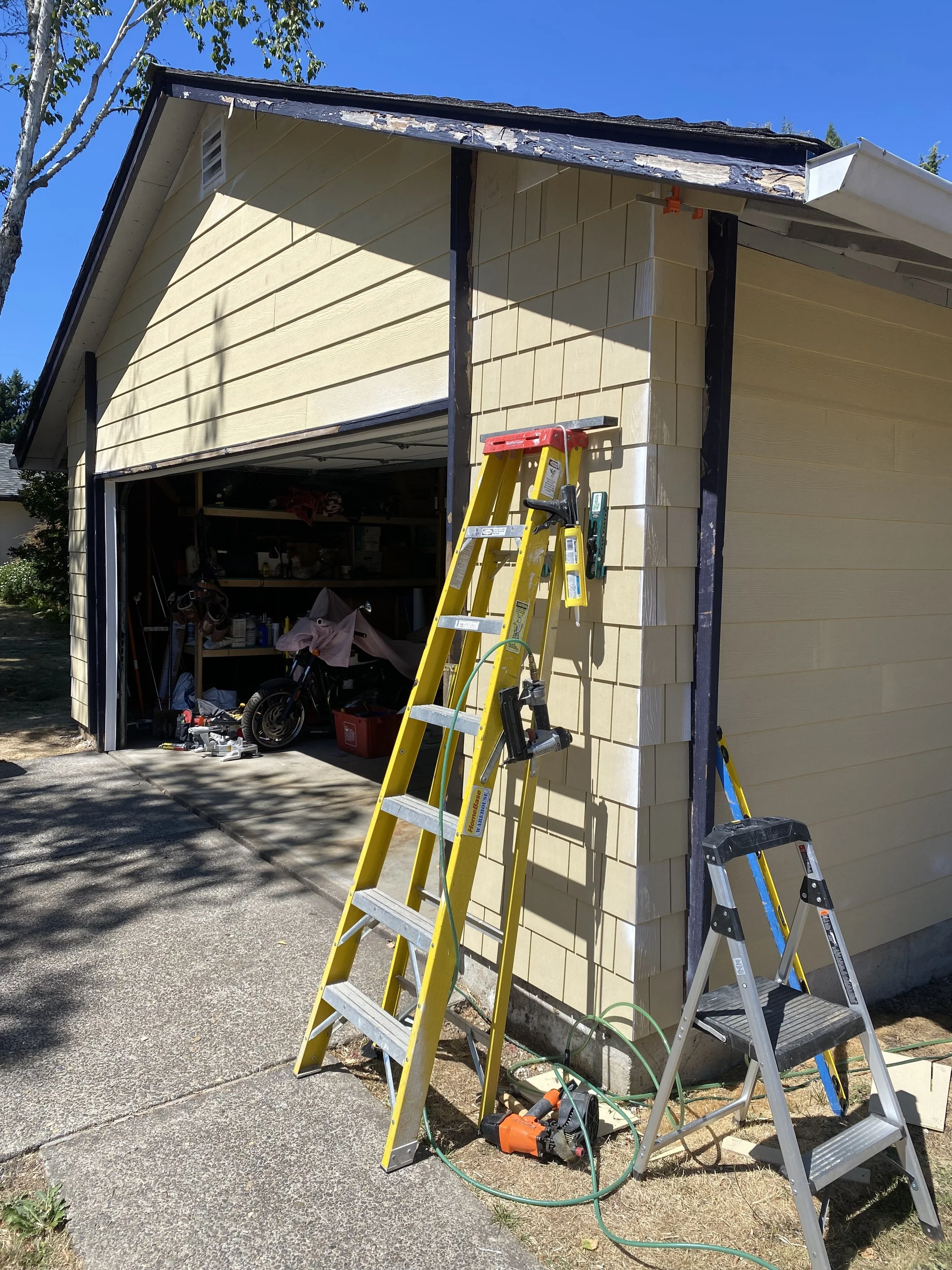 Beaverton, OR - Siding Project - During