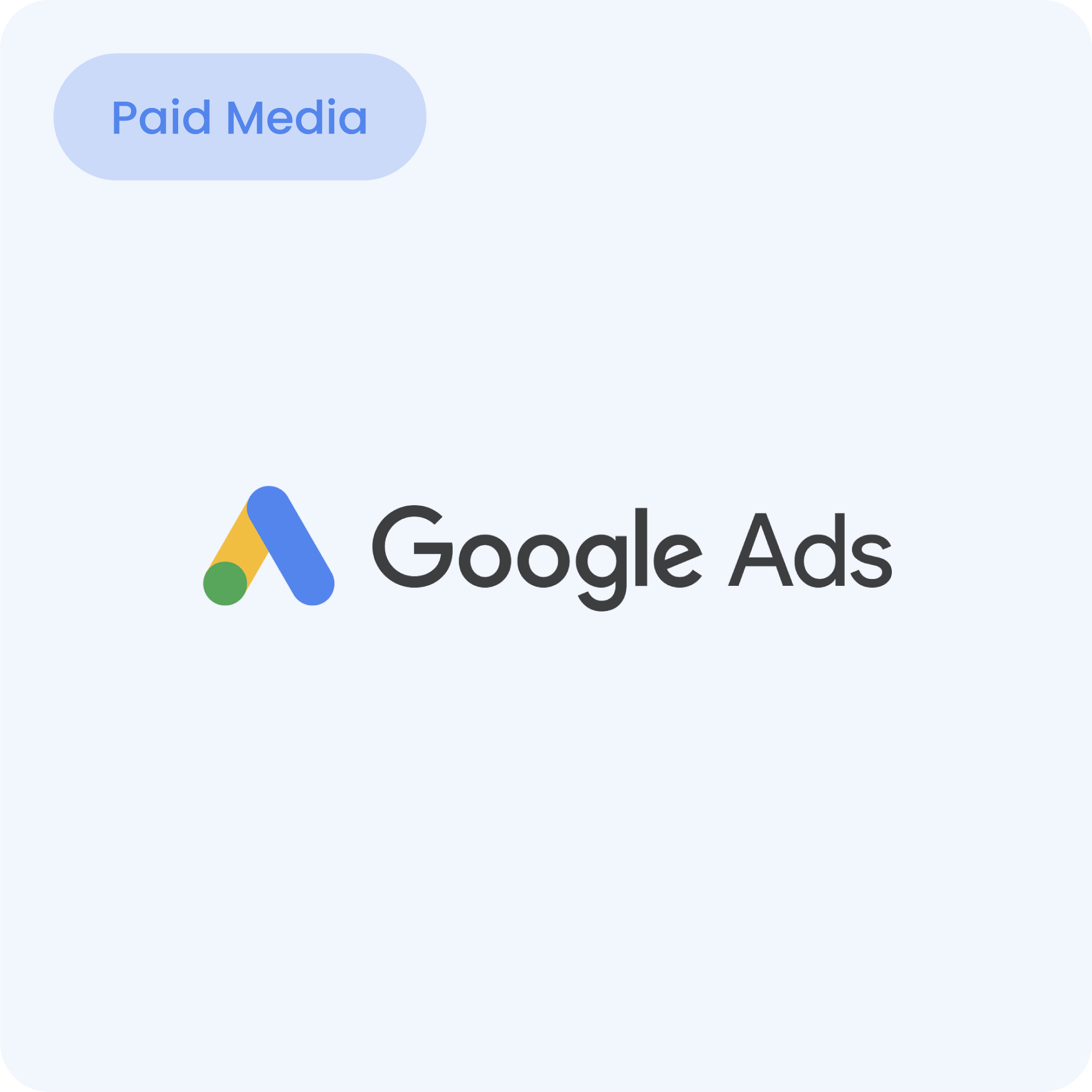 Google Ads logo.