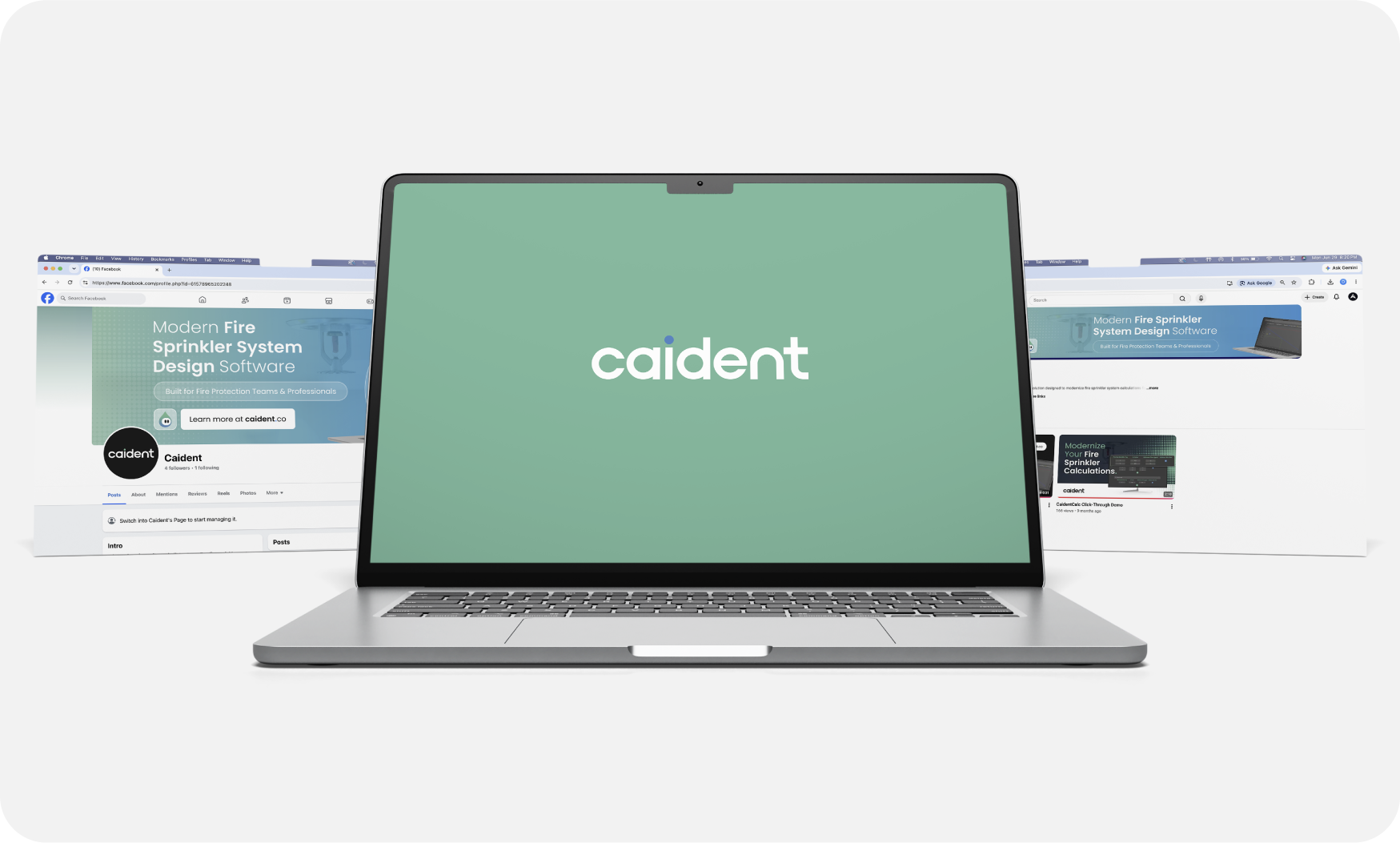 A preview of the Caident Brand Design project.