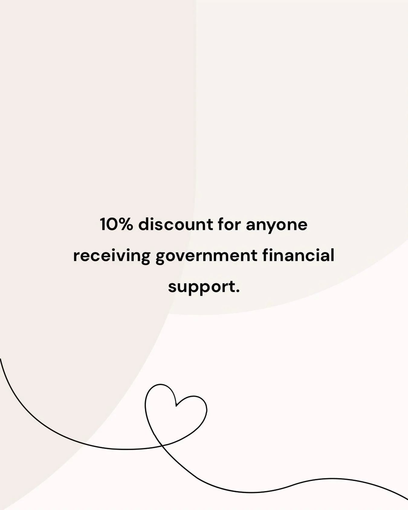 Total trust 

No questions asked, no proof required. Just let us know if this applies to you or your family when enquiring or booking.

Because sometimes the balance is real.

Contact form linked in bio or emma@from-the-heart.uk .

Emma x