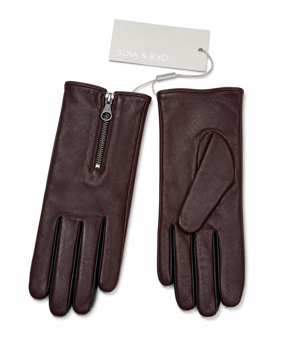 SOIA & KYO Leather Gloves