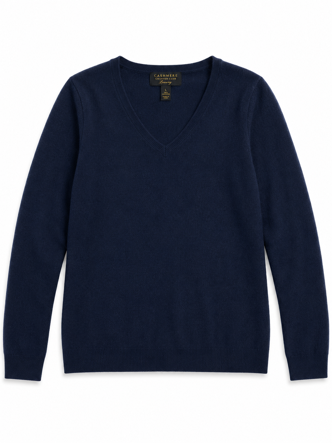 Cashmere Charter Club V-Neck Sweater