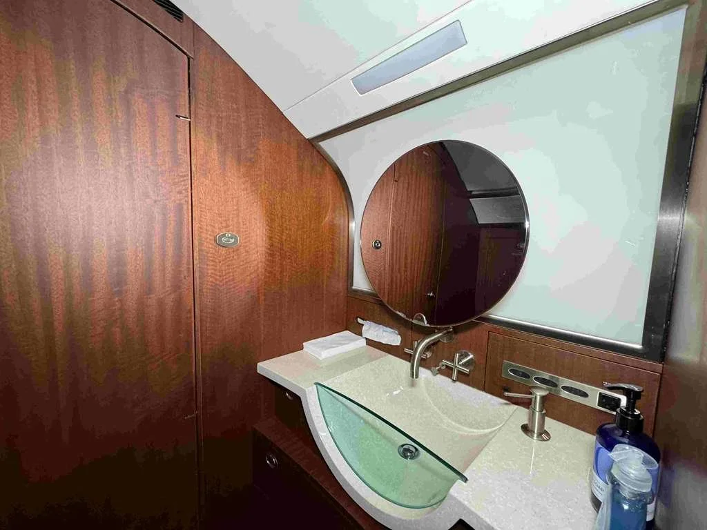 a organized and cleaned lavatory 