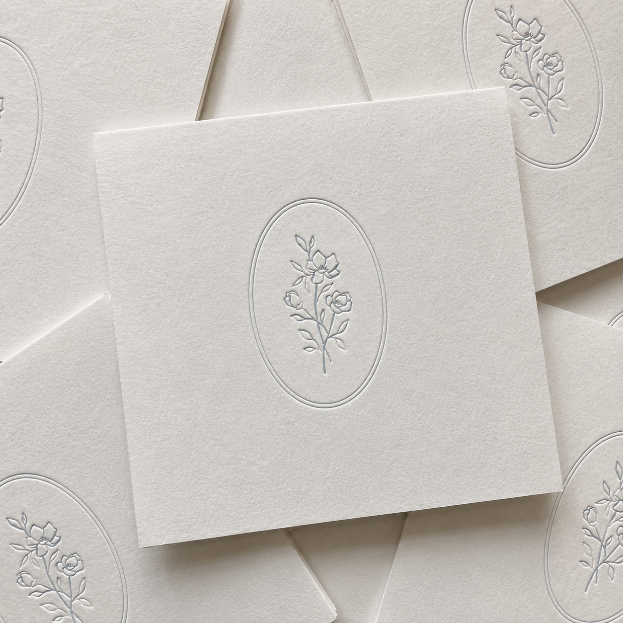 embossed invitation