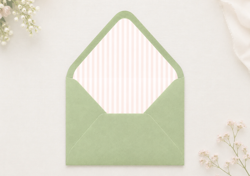 Coordinating Envelope Liner