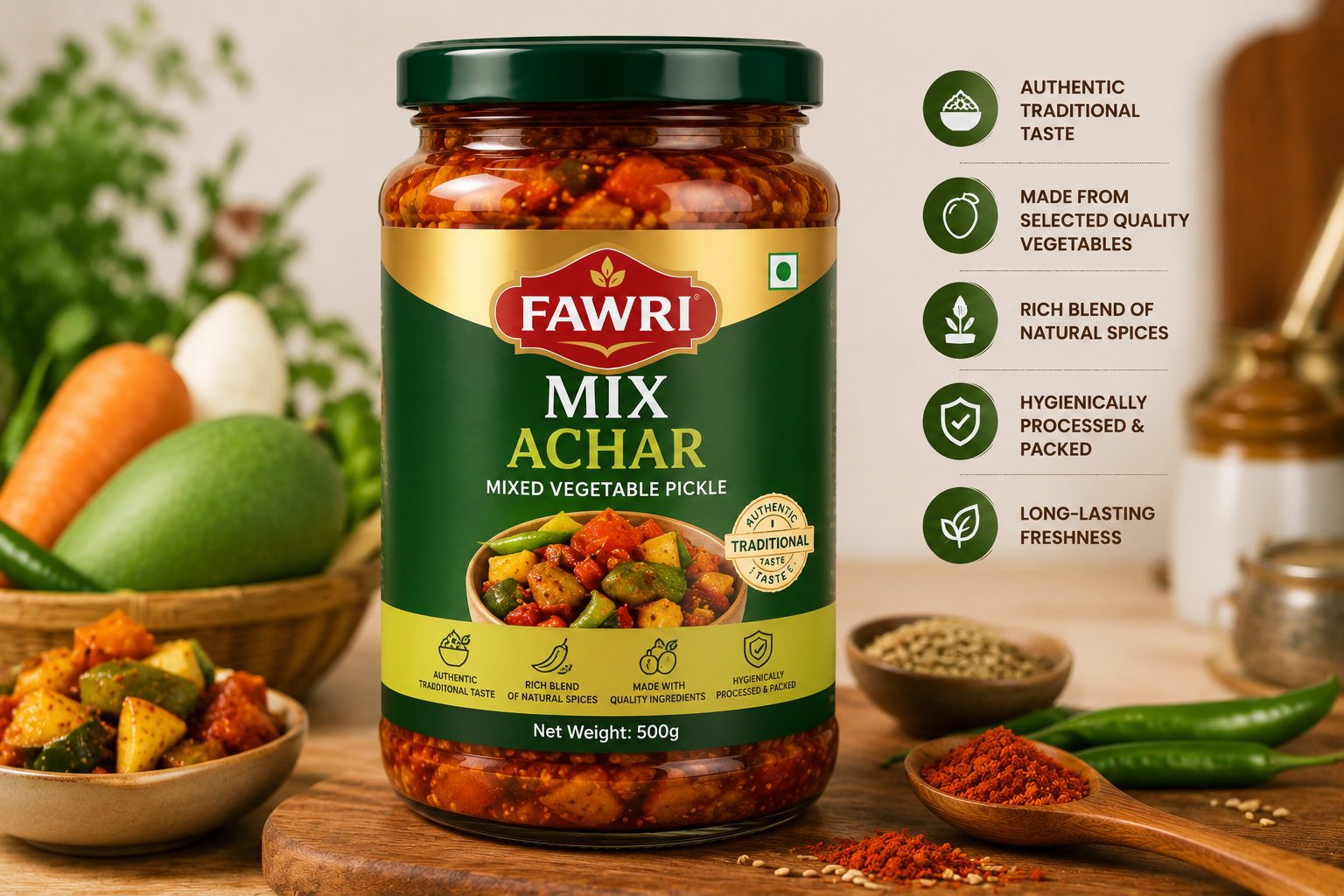 Fawri Mix Pickes / मिक्स  अचार