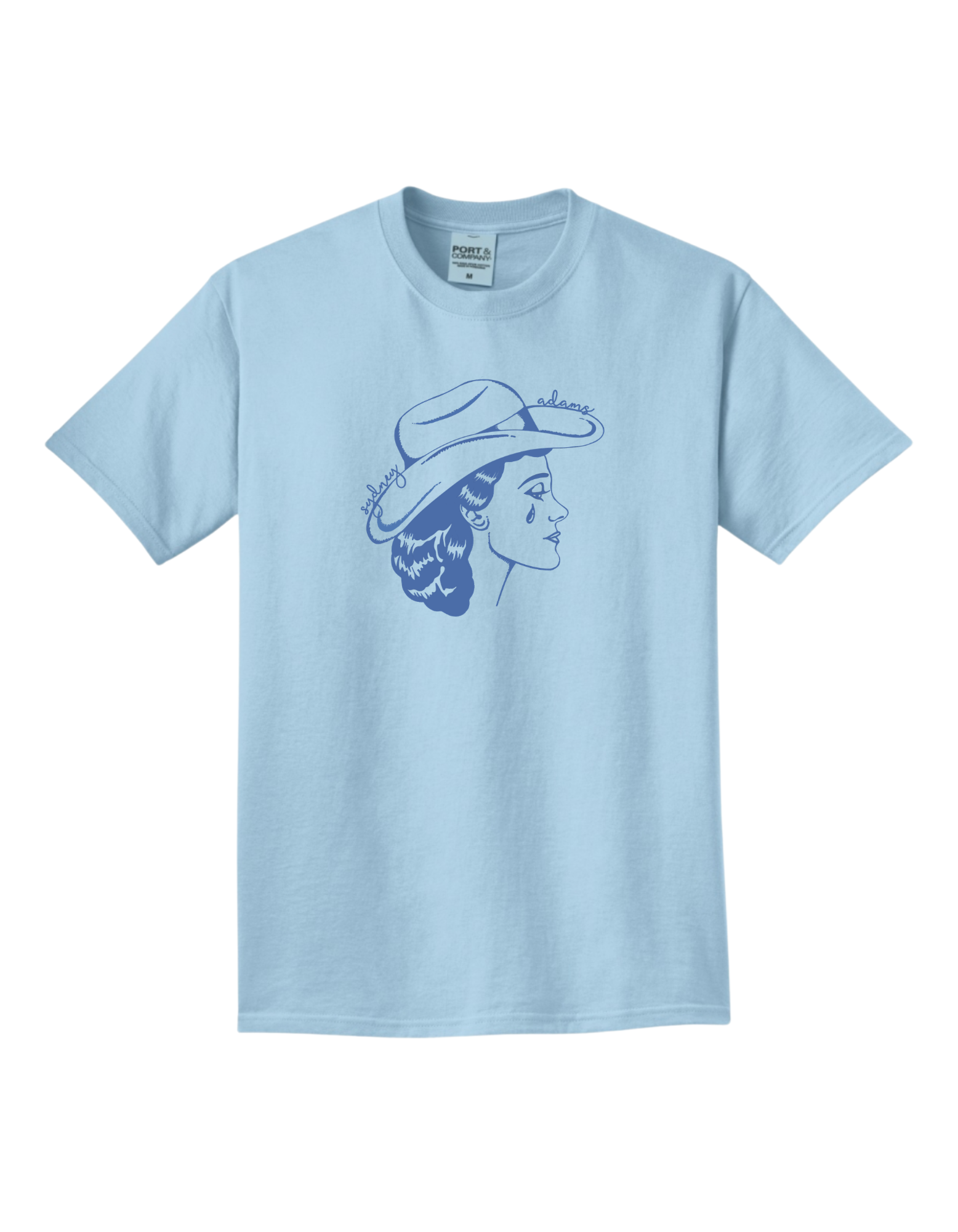 Blue Cowgirl Tee