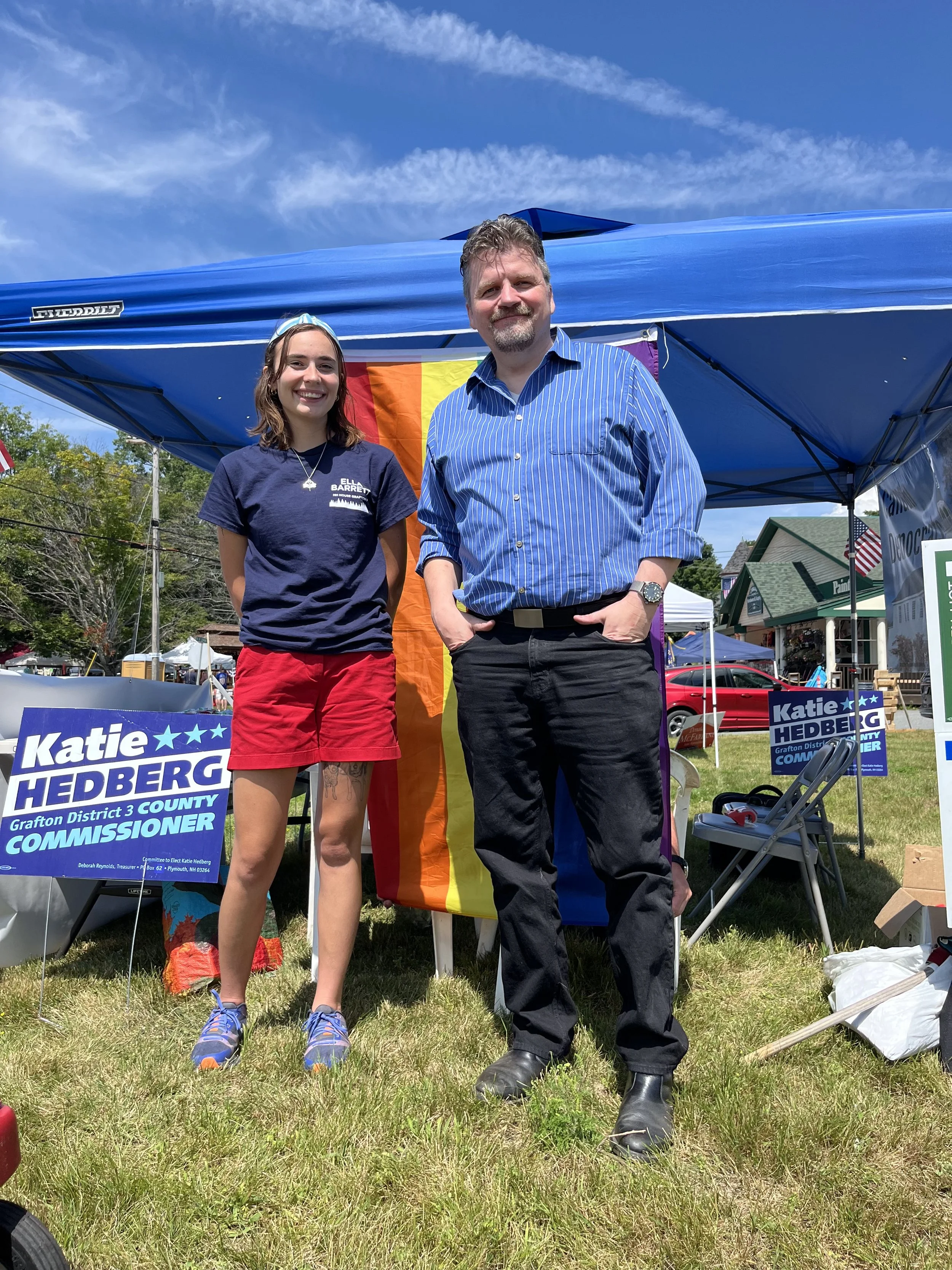 With Marko Kloos, candidate for State Representative in Grafton County District 18 (overlaps w/ Canaan, Dorchester, and Orange)