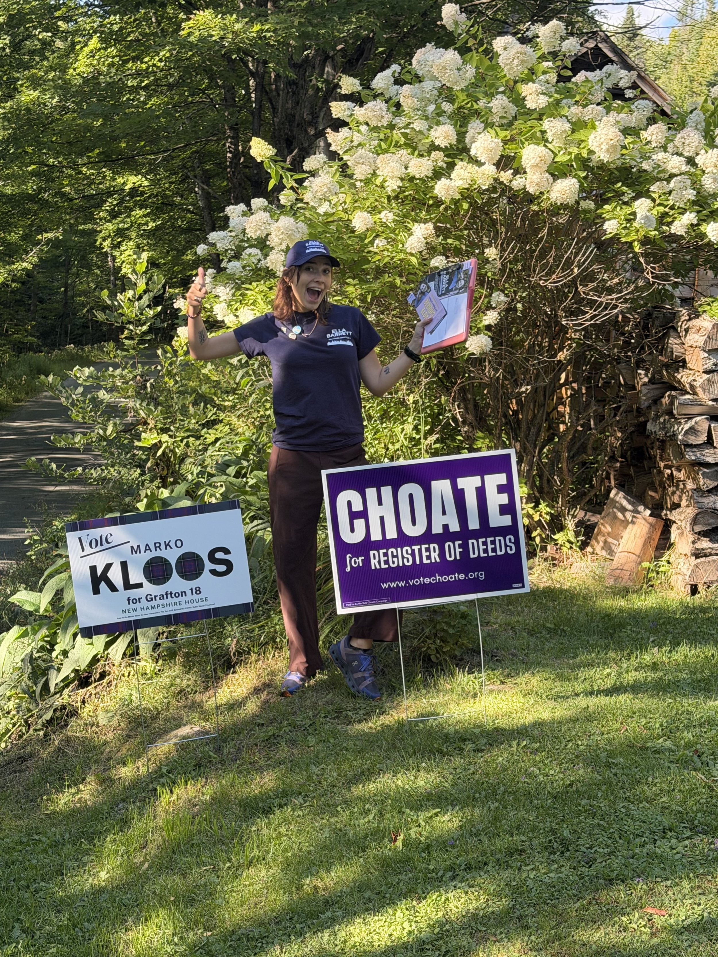 Out Canvassing!