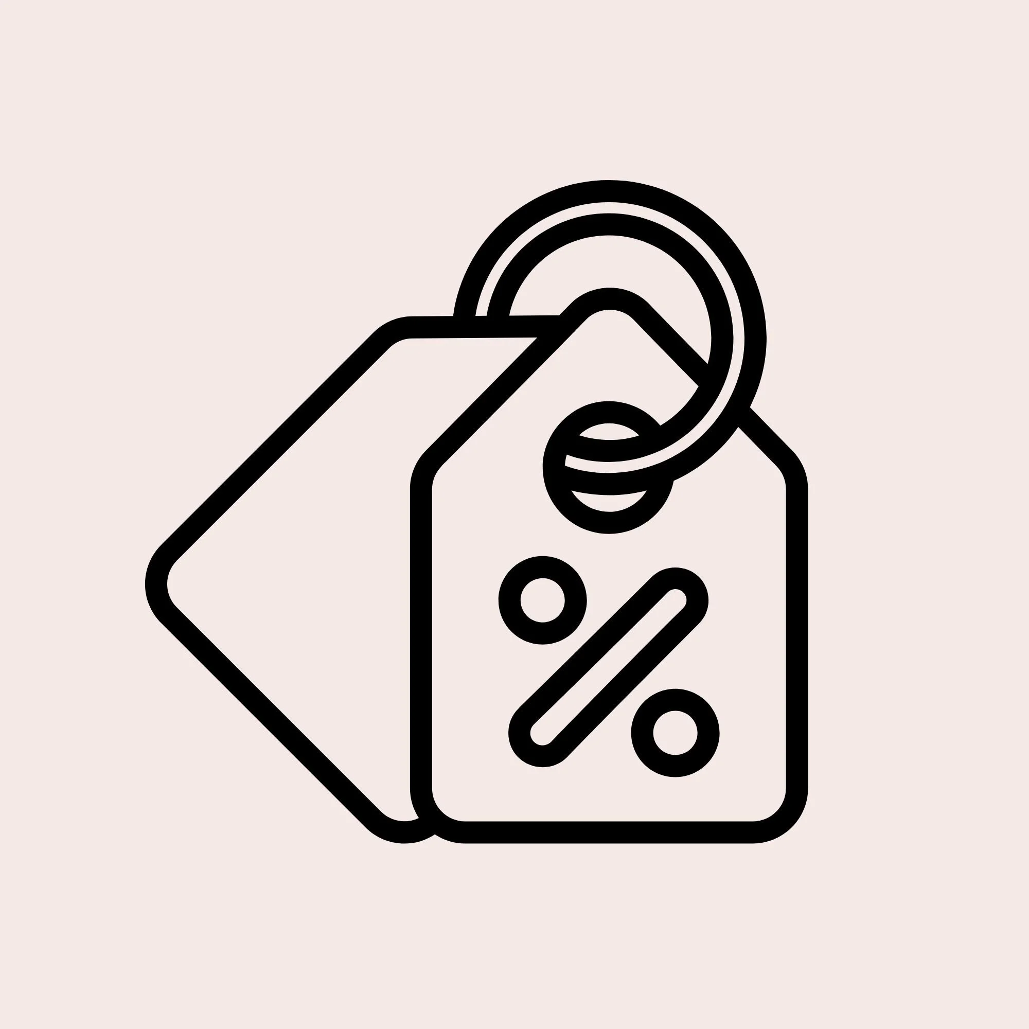 A minimalist black and white illustration of a hand holding a rolled-up dollar bill with a rainbow behind it.