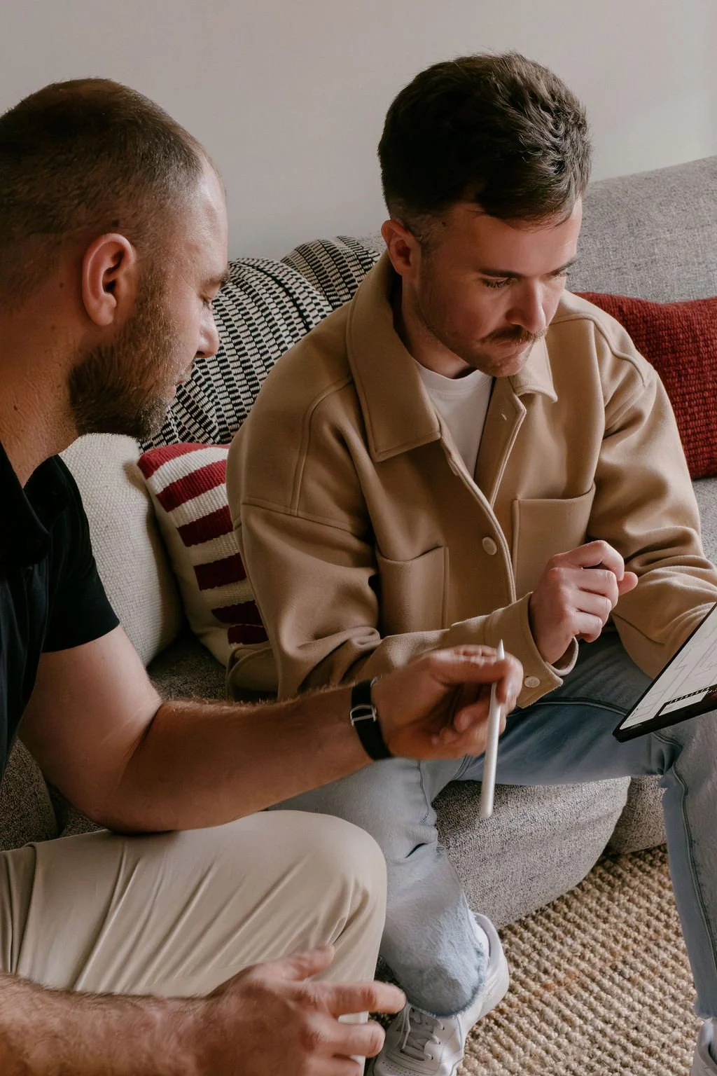 Sam Eggleton Portrait Convict Interiors Two Men Reading