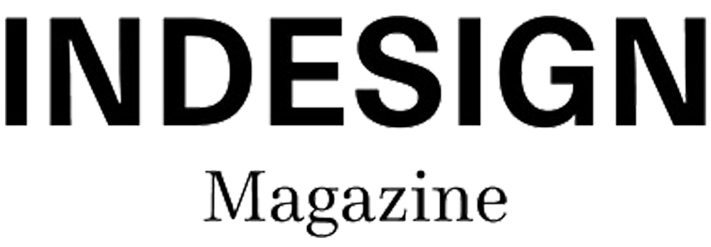 The cover of a magazine titled 'Indesign Magazine', with the word 'INDESIGN' in large black letters and 'Magazine' below it.