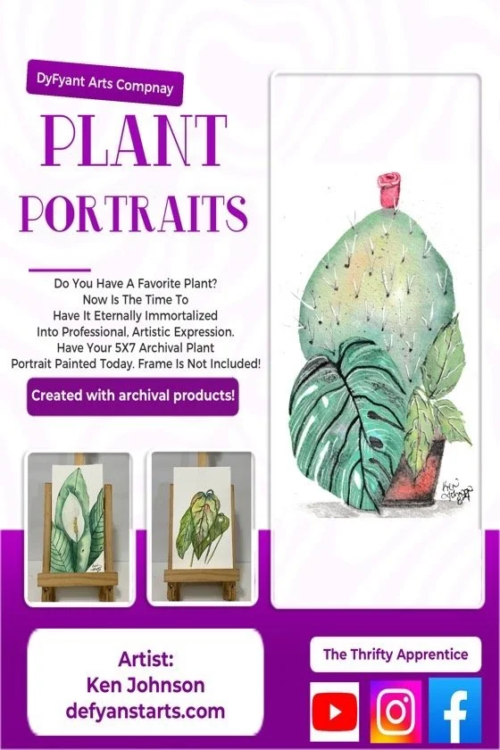 Commission Plant Portraits