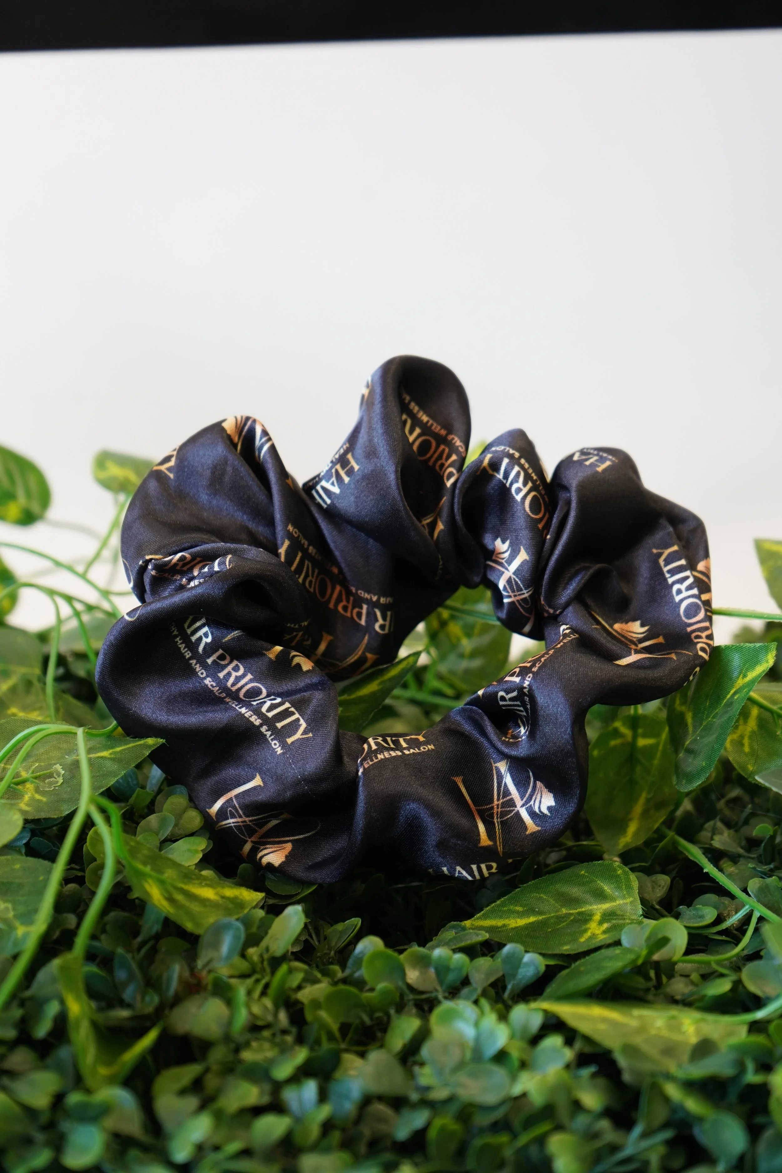 Logo Silk Scrunchie