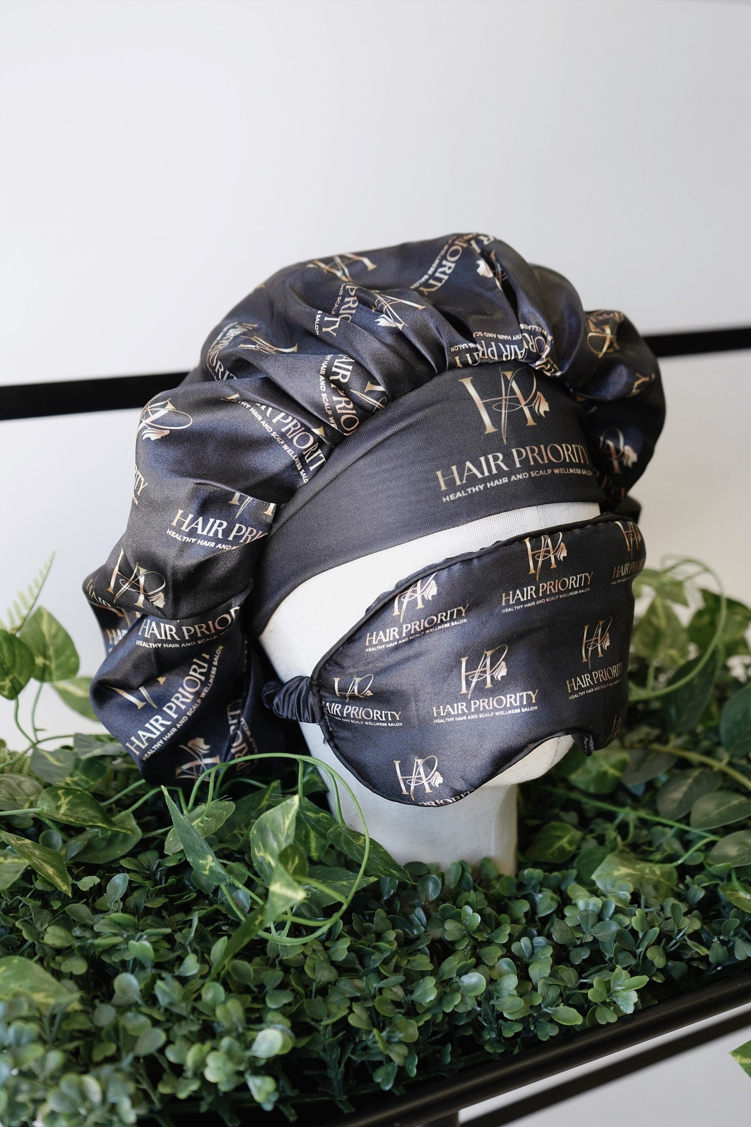 Logo Eye Mask and Bonnet Set