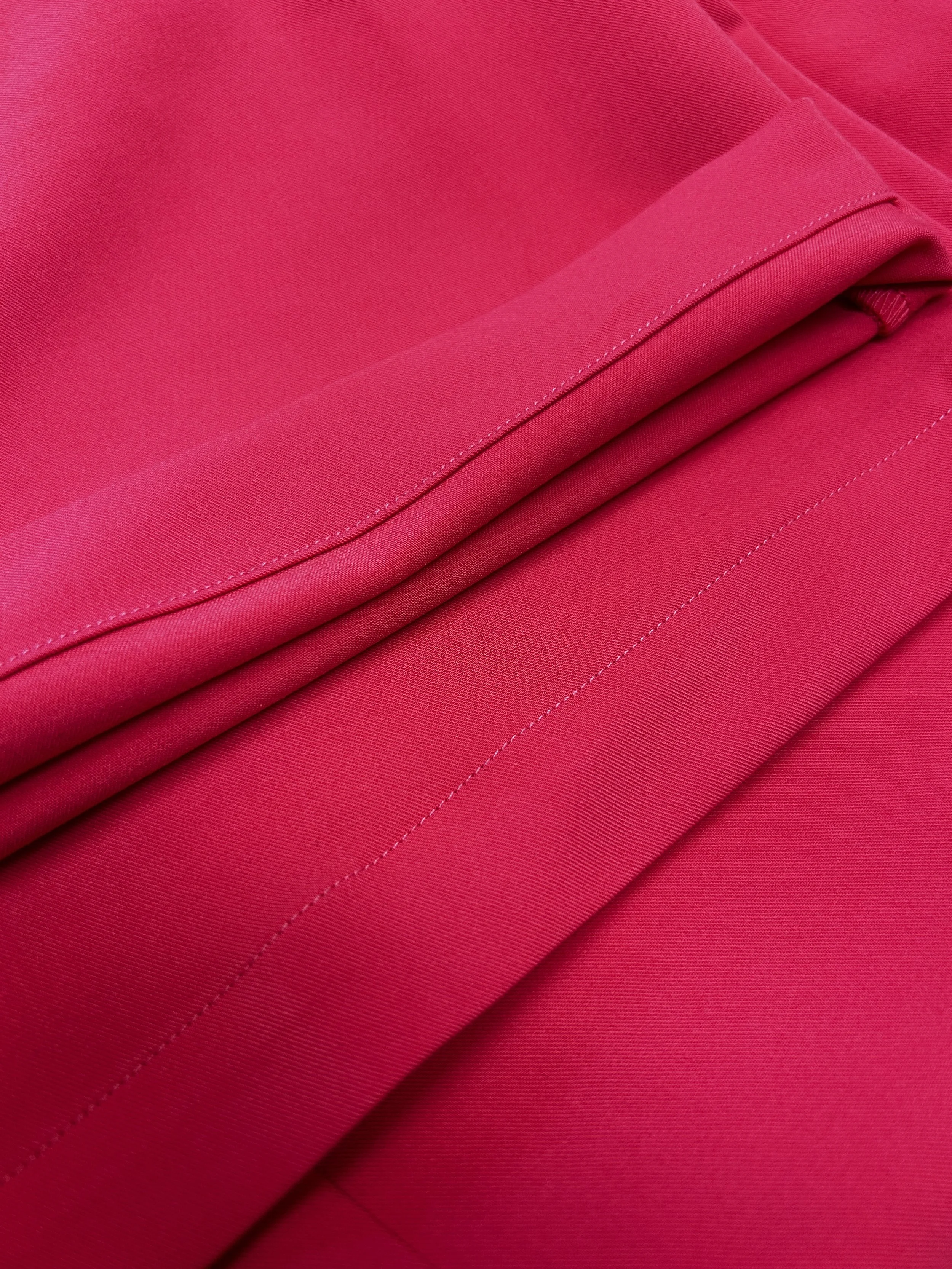 hot pink scrubs hem