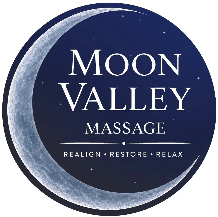 Moon Valley Massage logo - therapeutic massage studio in Issaquah, Washington