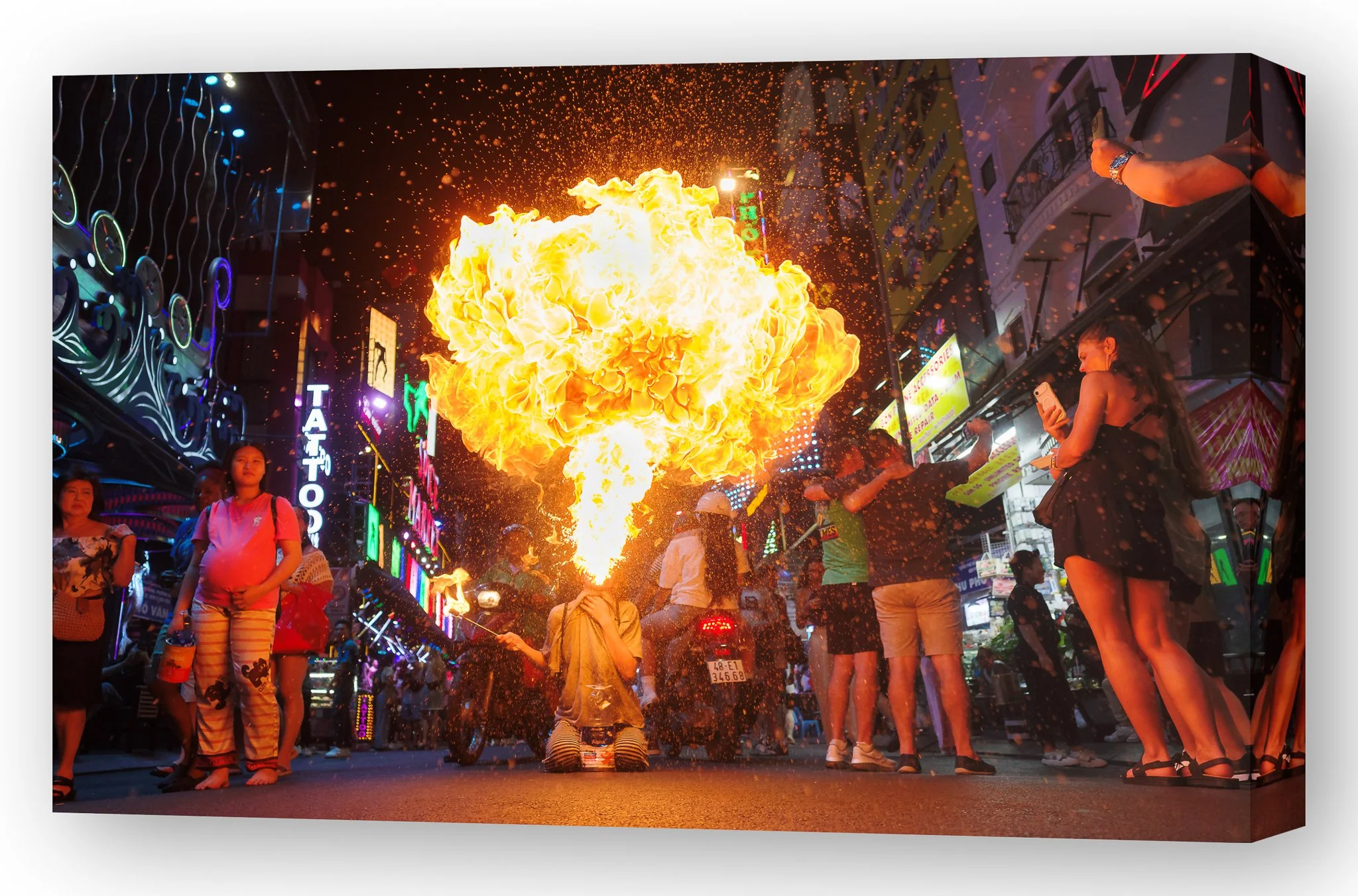 1 OF 1 FINE ART PRINT | YOUNG STREET WORKERS AT BUI VIEN WALKING STREET, SAIGON - 2026