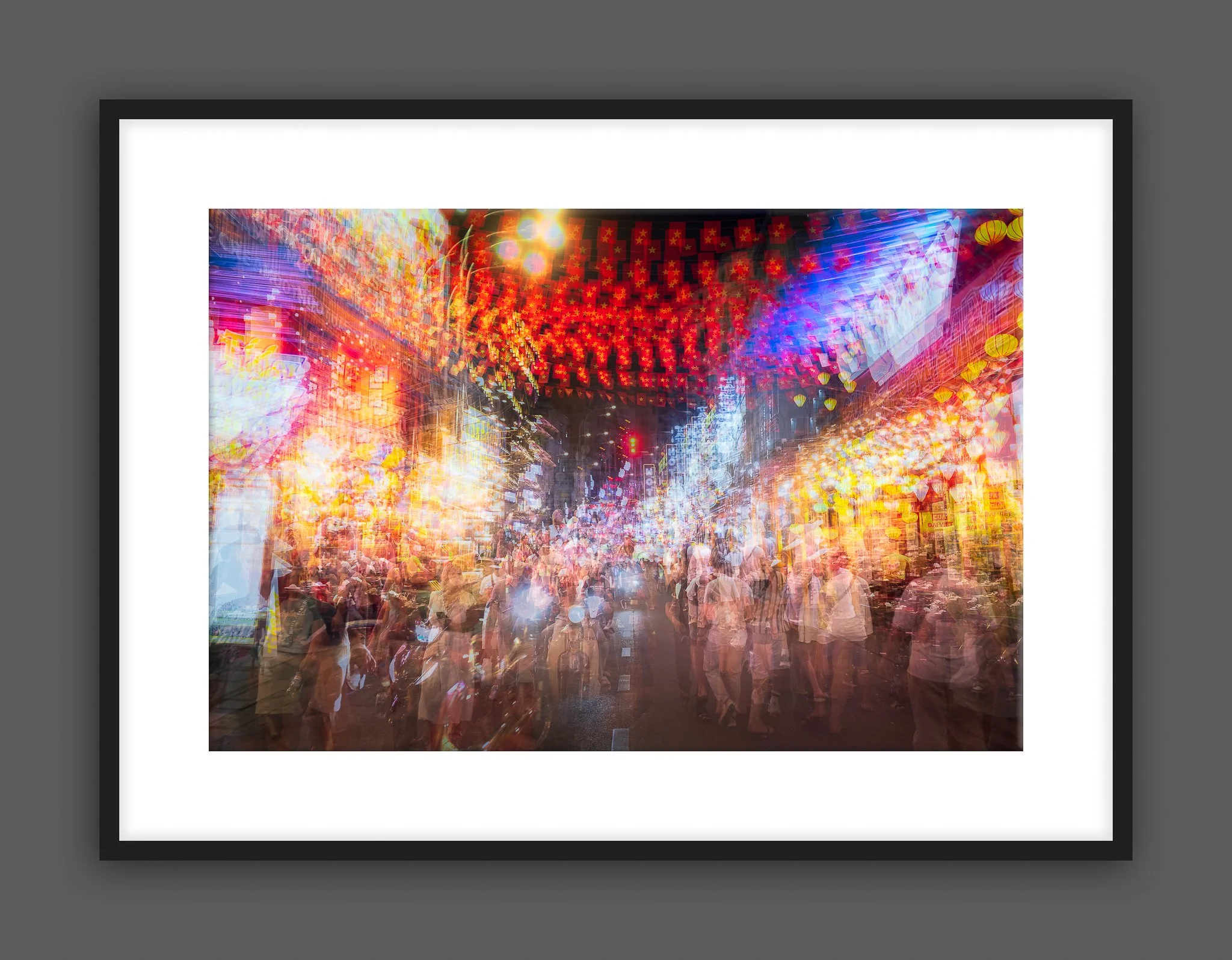 1 OF 1 FINE ART PRINT | BUI VIEN WALKING STREET AT NIGHT, SAIGON - 2026