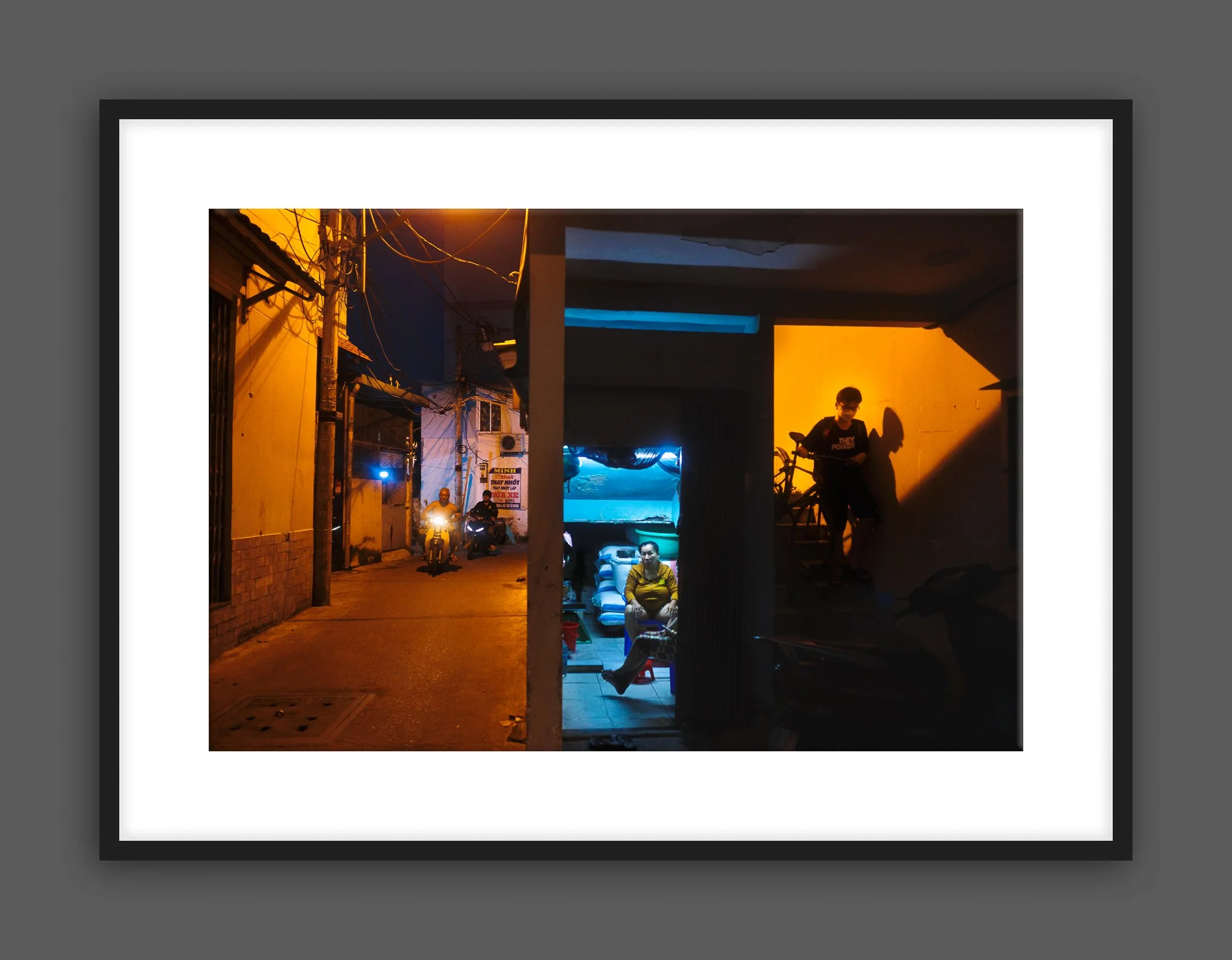 1 OF 1 FINE ART PRINT | A CORNER OF AN APARTMENT BLOCK, SAIGON - 2025