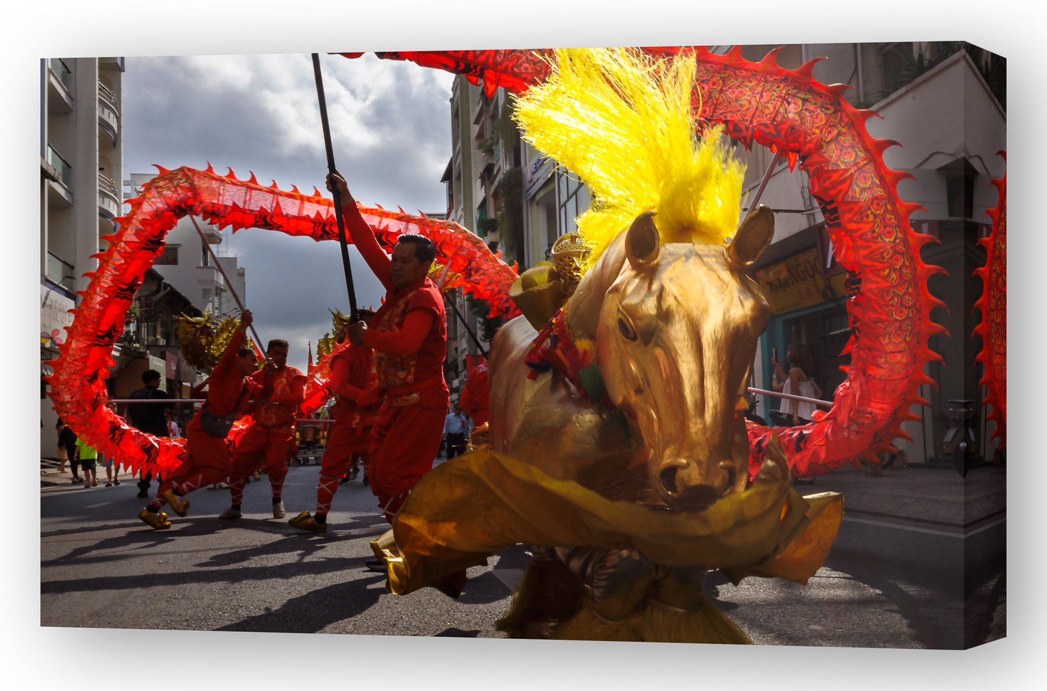 1 OF 1 FINE ART PRINT | CHINESE CULTURAL CELEBRATION, NGUYEN TIEU FESTIVAL, CHO LON, SAIGON - 2026