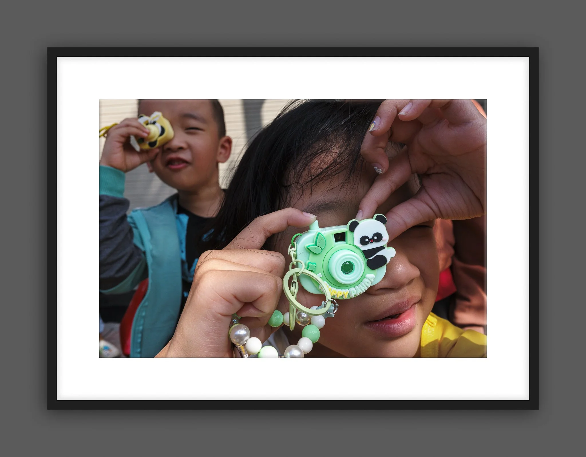 1 OF 1 FINE ART PRINT | TWO CHILDREN WATCHING THE NGHINH ONG FESTIVAL, SAIGON - 2026