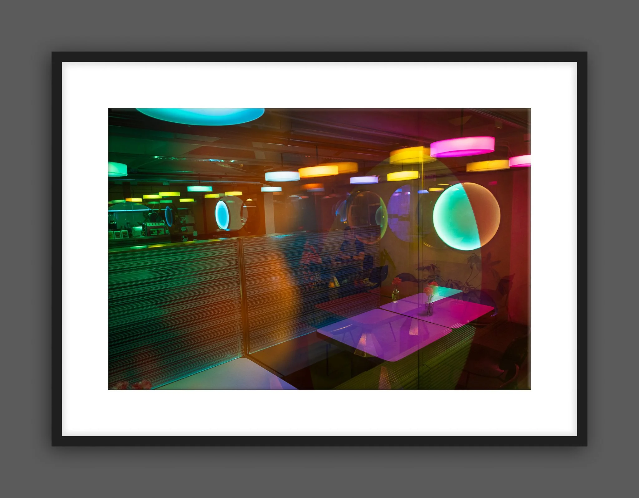 1 OF 1 FINE ART PRINT | INSIDE A CAFÉ IN SAIGON - 2025