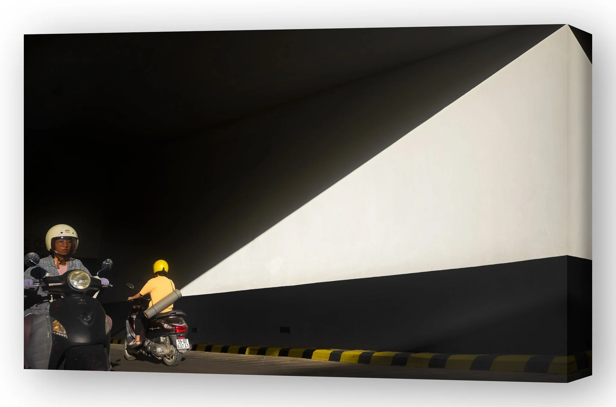 1 OF 1 FINE ART PRINT | ENTRANCE TO AN APARTMENT PARKING BASEMENT, SAIGON - 2025