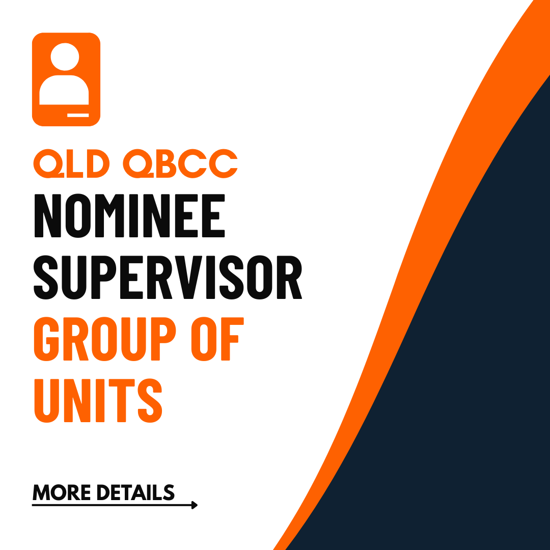 QLD QBCC Nominee Supervisor