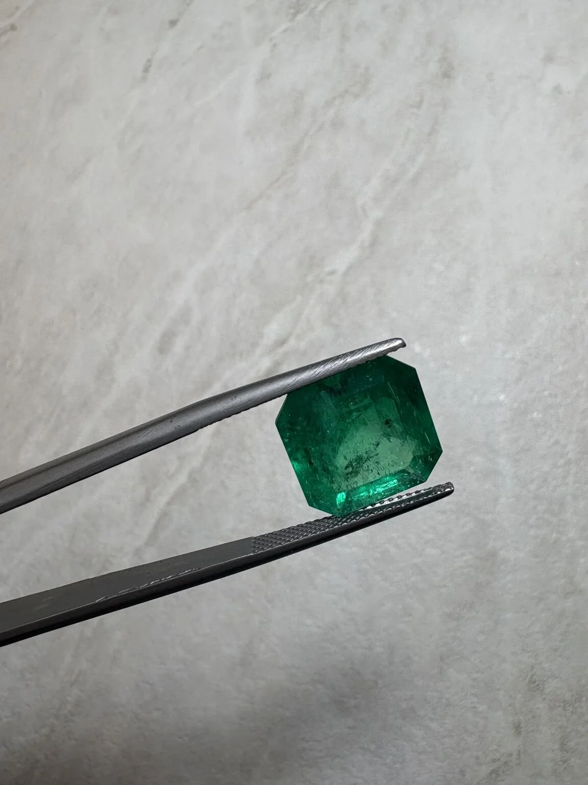 Claudia's Pick; Octagonal Cut Colombian Emerald 