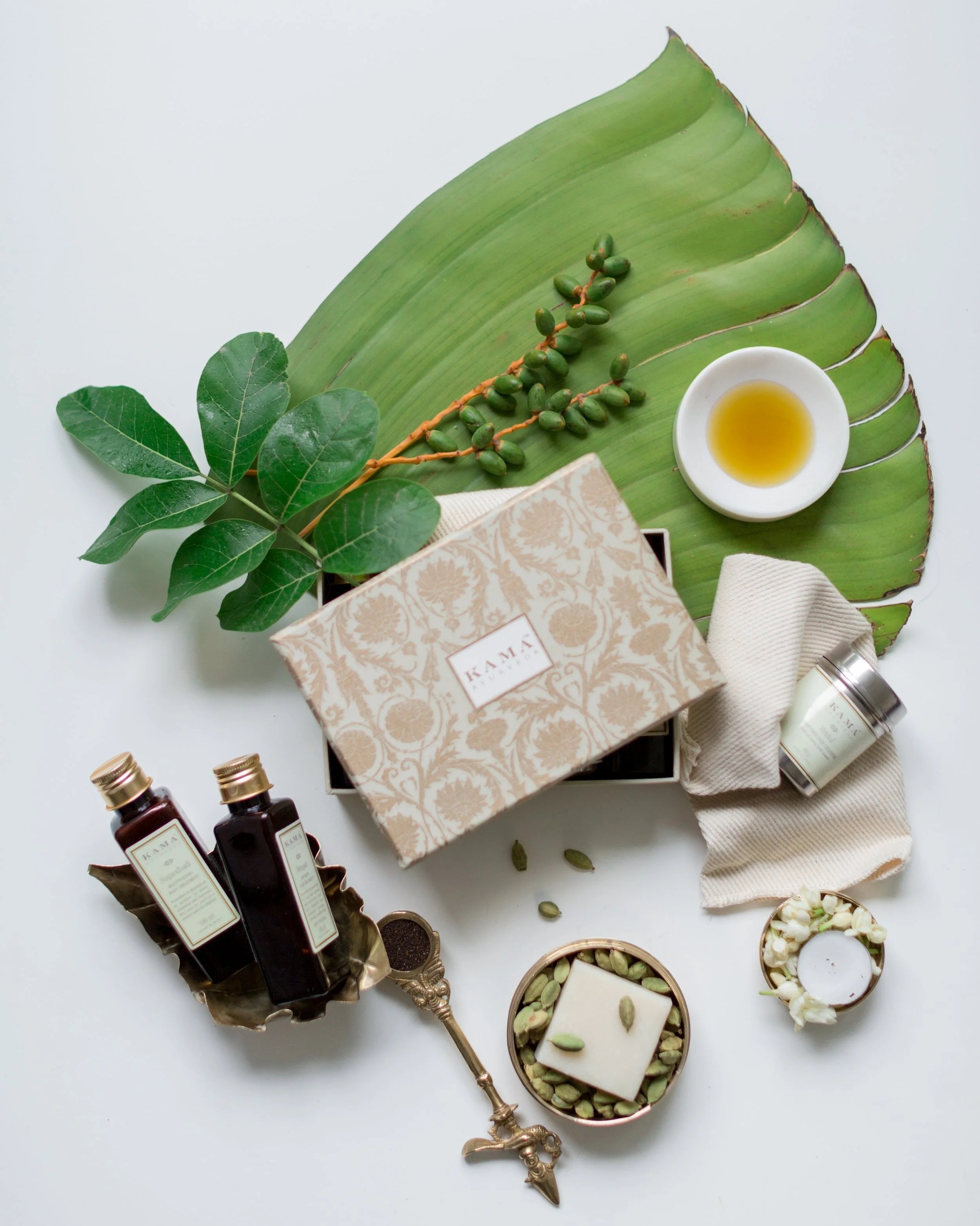 Kama Ayurveda Product Styling