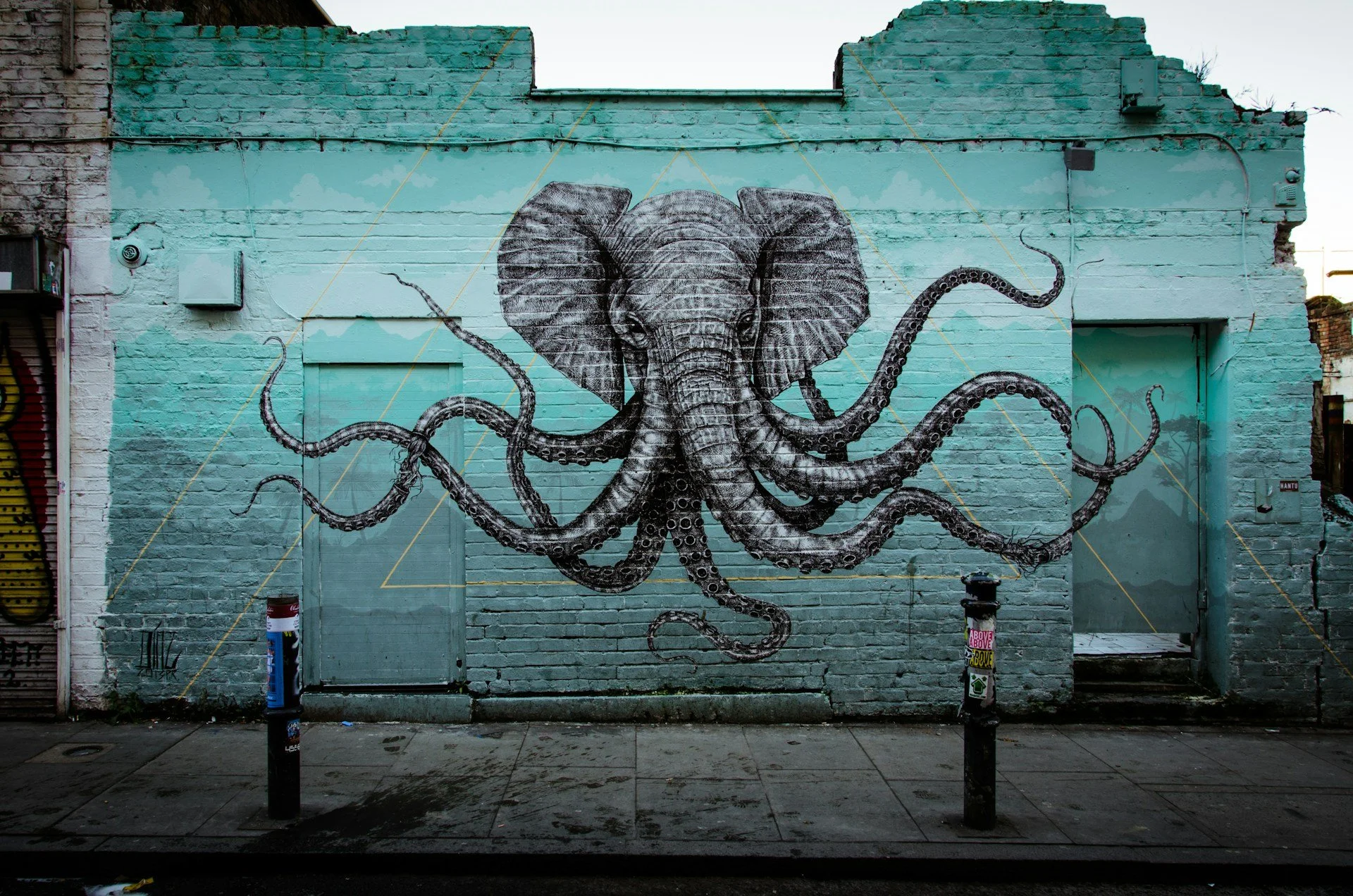 Gray Elephant Wall Art