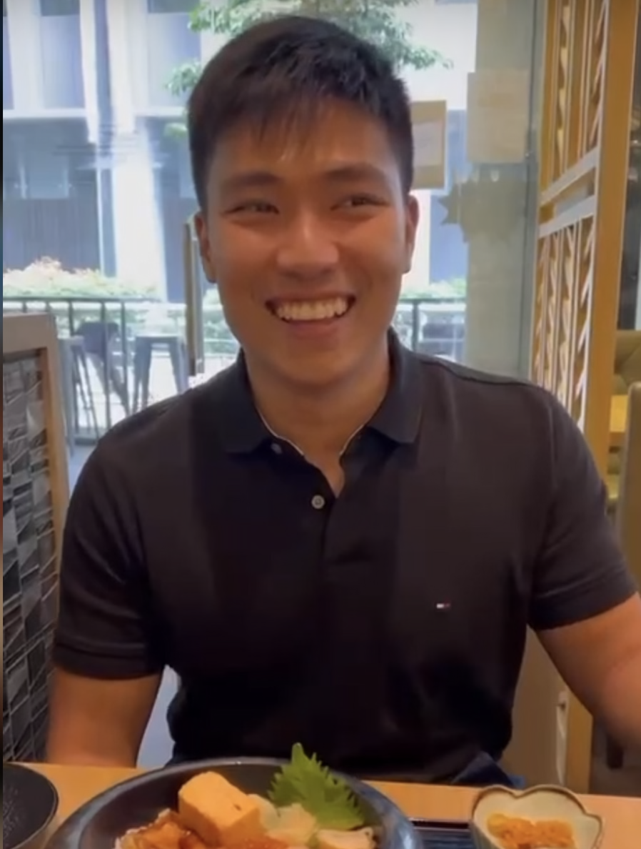 Daryl: "Hey. So. My friend posted a pic of me having lunch today. I wanna send you the pic cos he says ppl are sliding into his DMs saying I'm cute" 

Cynthia: Immediately shared the photo with her friends, because his smile was, in fact, very cute. 