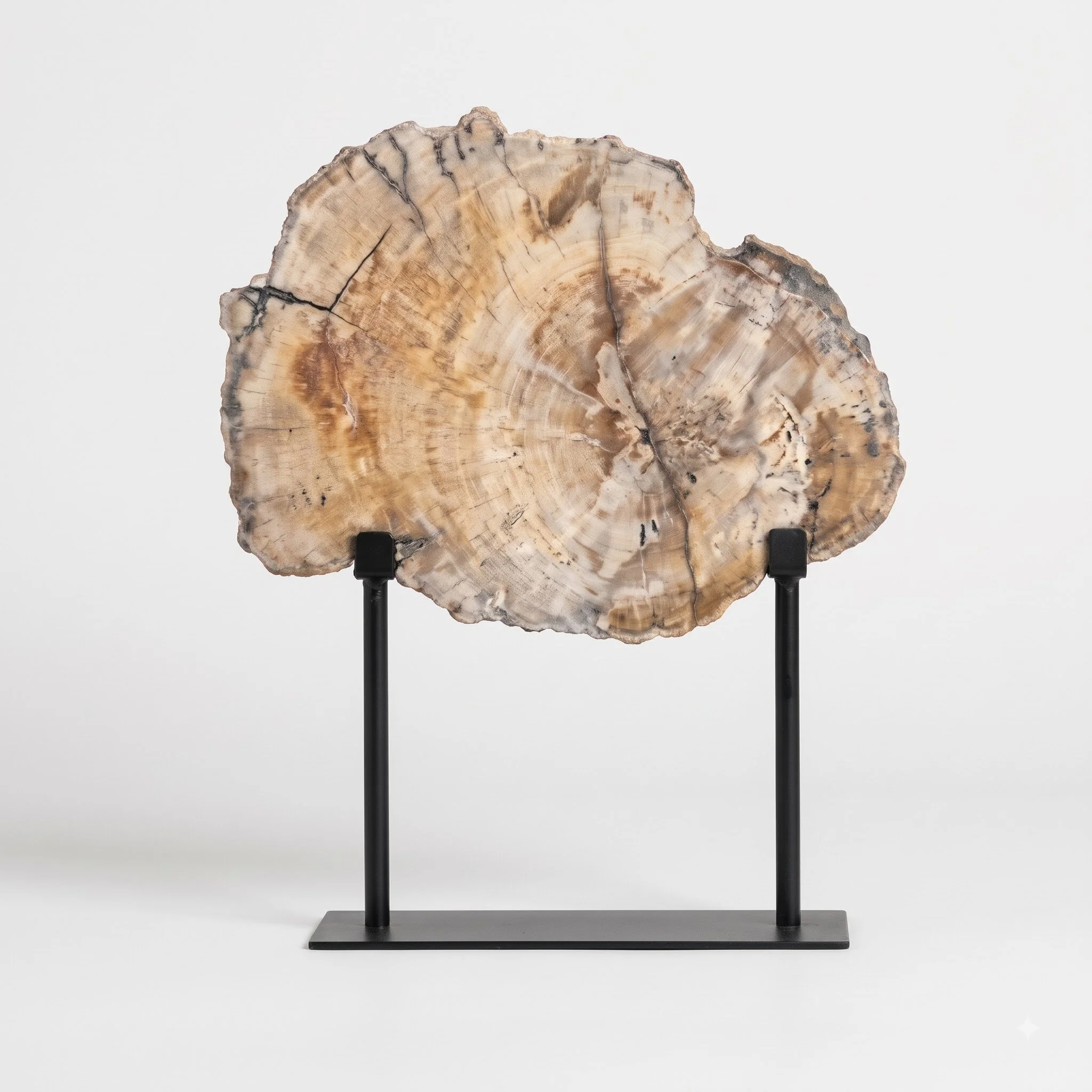 The Fossilized Tree Ring Petrified Wood Slab