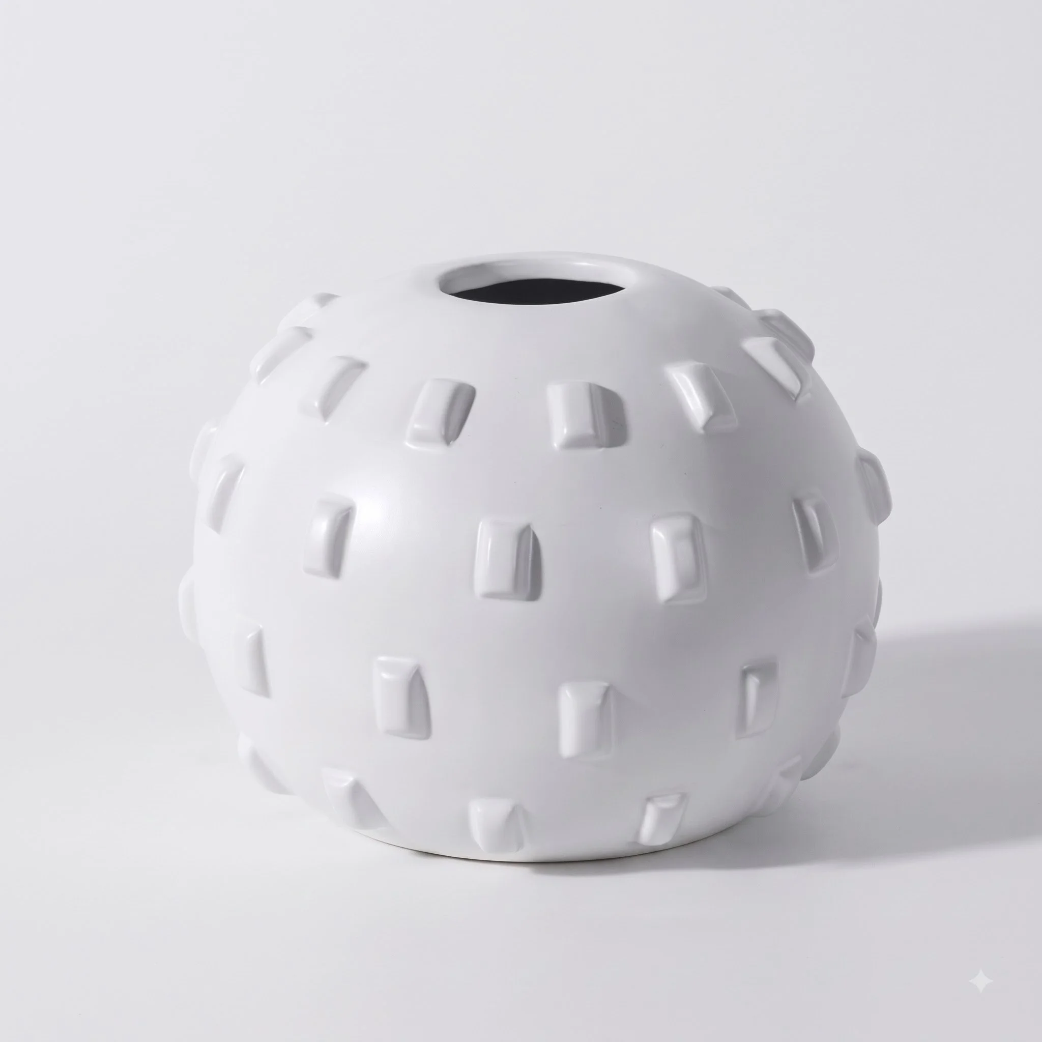 Monolith Matte White Ceramic Vessel