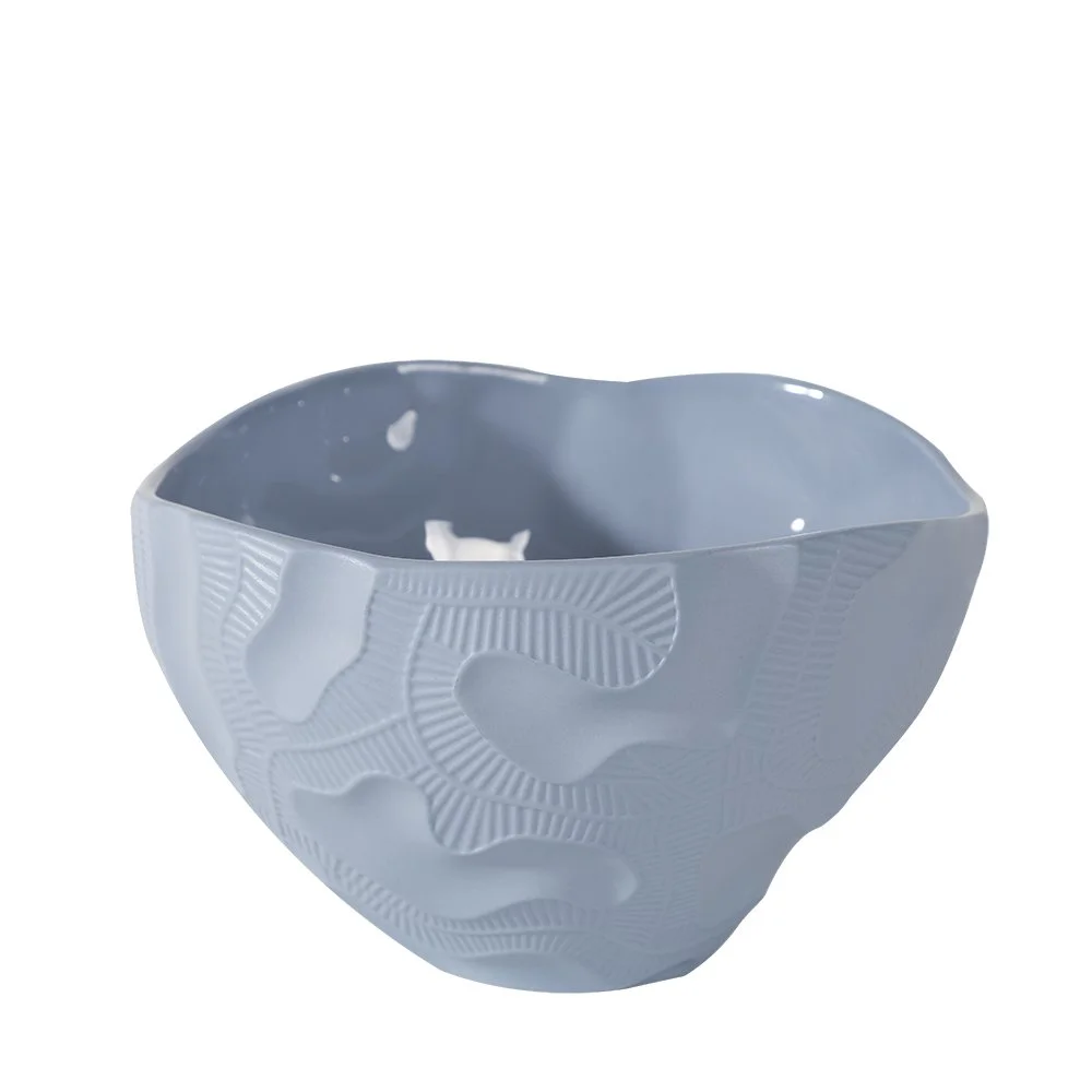 The Celeste Swirl Organic Ceramic Bowl