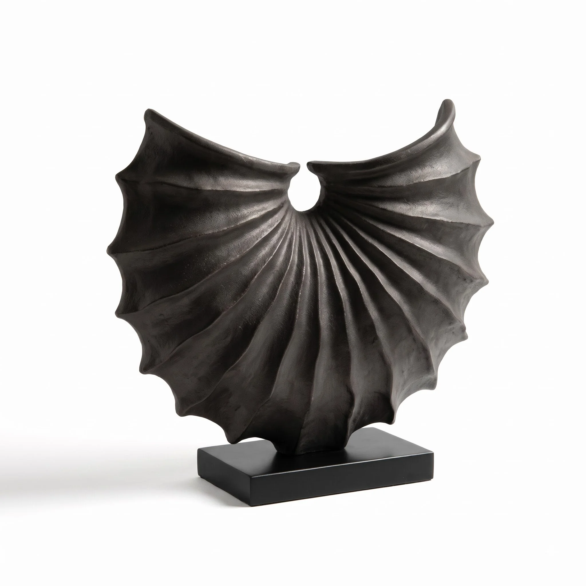 The Pleated Fan Architectural Ceramic Sculpture