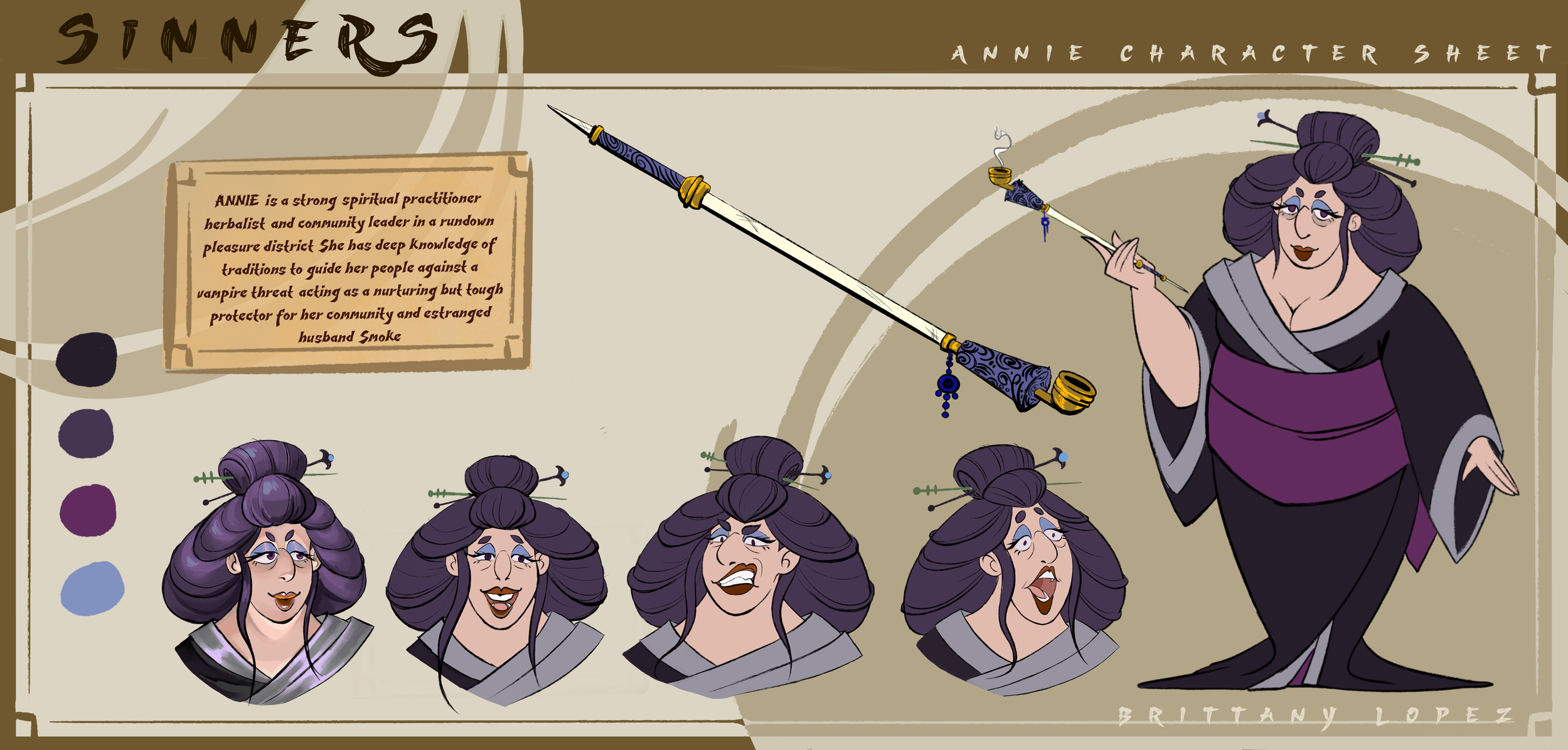Animation Design 2: Sinners Re-imagined, Edo Period Japan, 2025