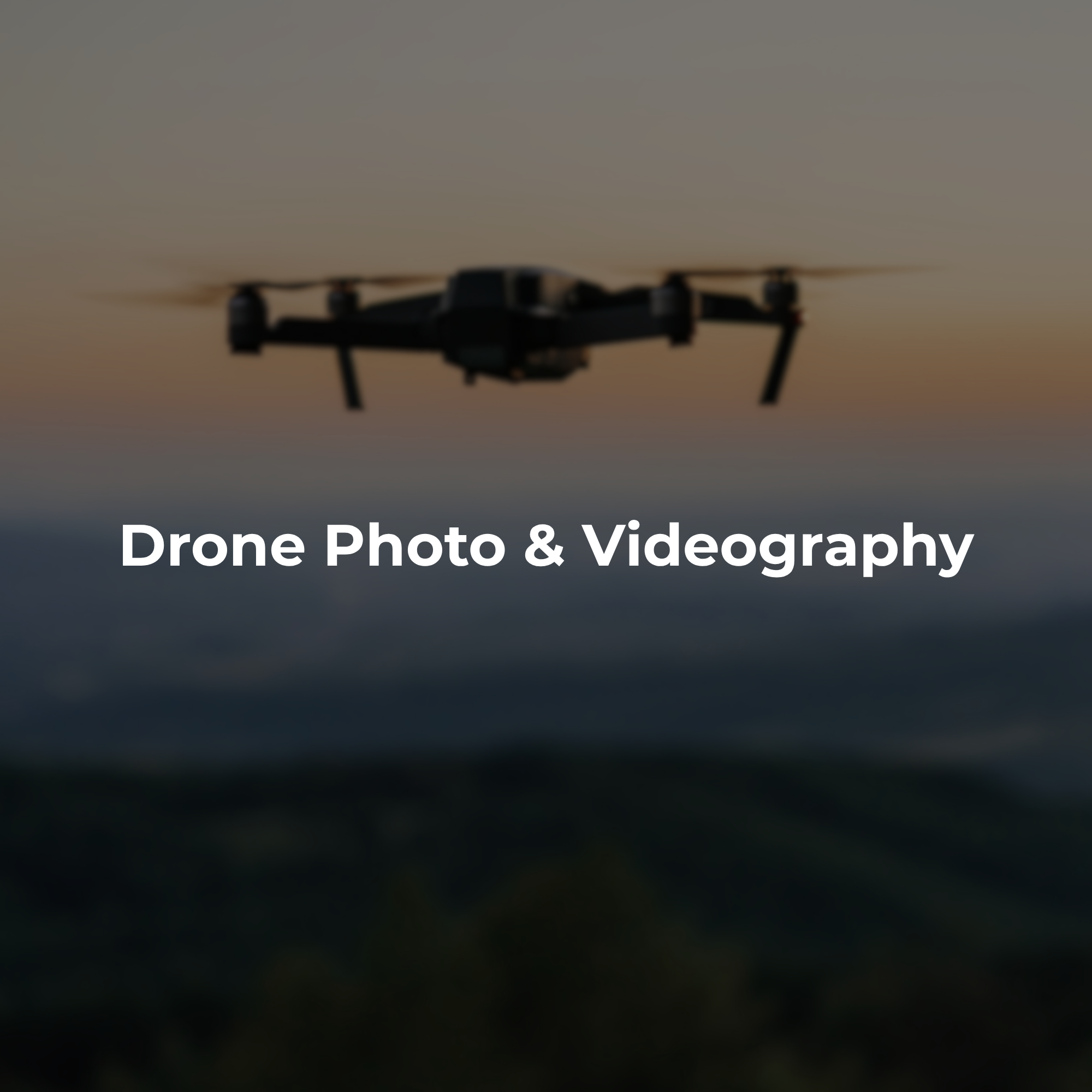 Aerial drone footage capturing a commercial property and its surrounding landscape.