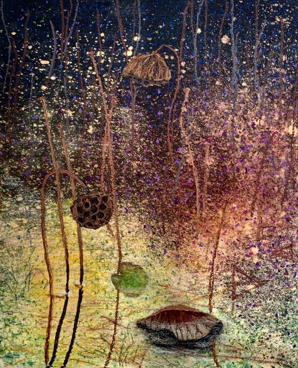 繁華如夢
色水，粉彩/紙本， 40x46 公分

Splendor Like A Dream
watercolor, pastel, 16x18 inch

#2018