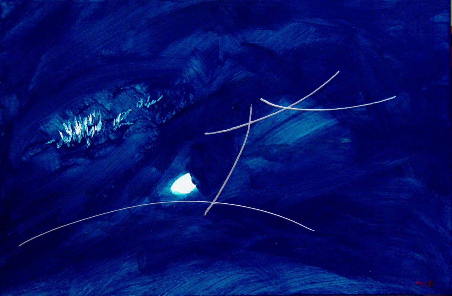 星河，
亞克力顔料，76x61 公分

Star River,
acrylic on canvas, 30x24 inch

#2010