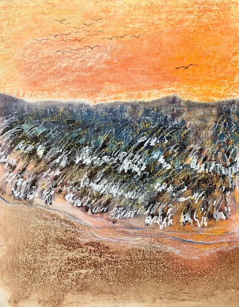 海水與沙的游戲
複合媒材，

The Play of Sea and Sand
mixed media, 

#2019