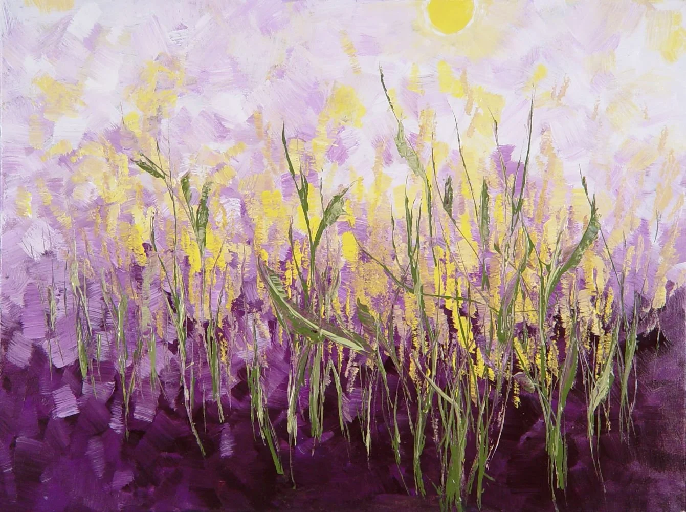 紫陌生光，
亞克力顔料， 100x76 公分

Whispers of Spring
acrylic, 40x30 inch

#2014
