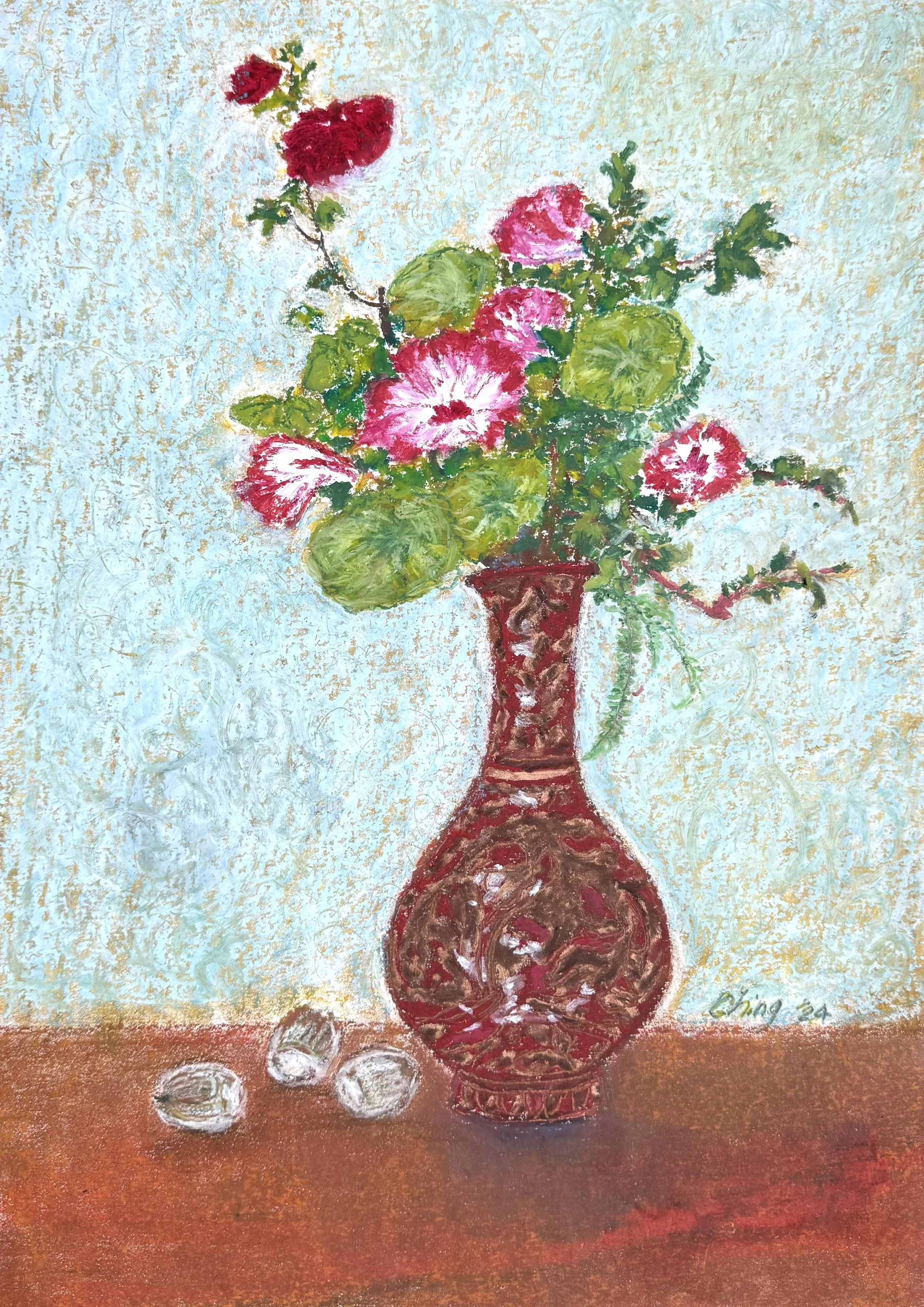 古典美人
油性粉彩， 31x40 cm

The Classical Lady
oil pastel, 12x16 in

#2024