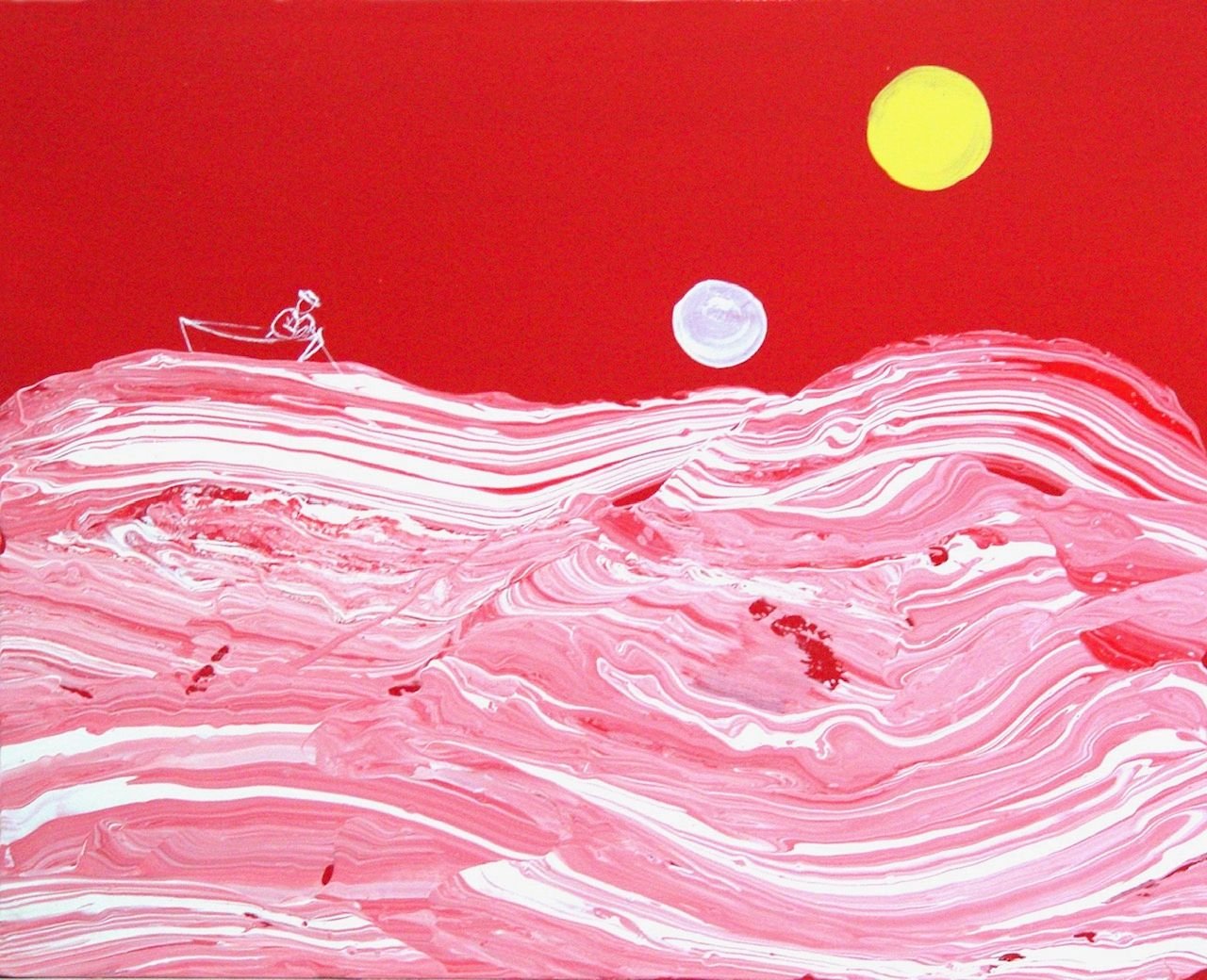 老人與海
亞克力/畫布， 76x61 公分

The Old man and the Sea
acrylic on canvas, 30x24 inch

#2008