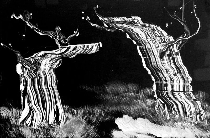 相向
亞克力/畫布， 91x60 公分

Reaching toward Each Other
acrylic on canvas,  36x24 in

#2007