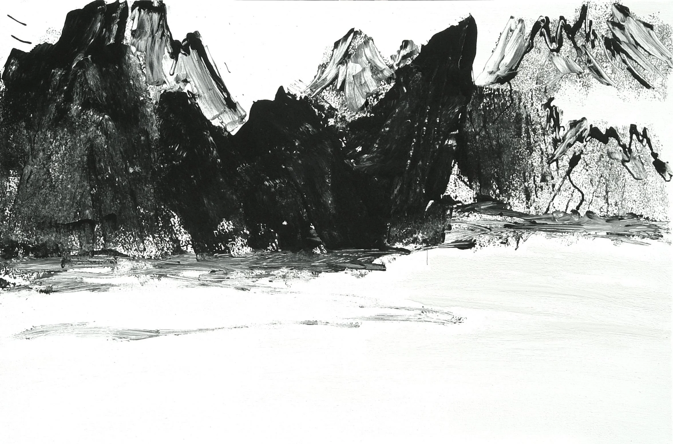 靈山
亞克力/畫布， 91x60 公分

The Soul Mountain
acrylic on canvas,  36x24 in

#2007