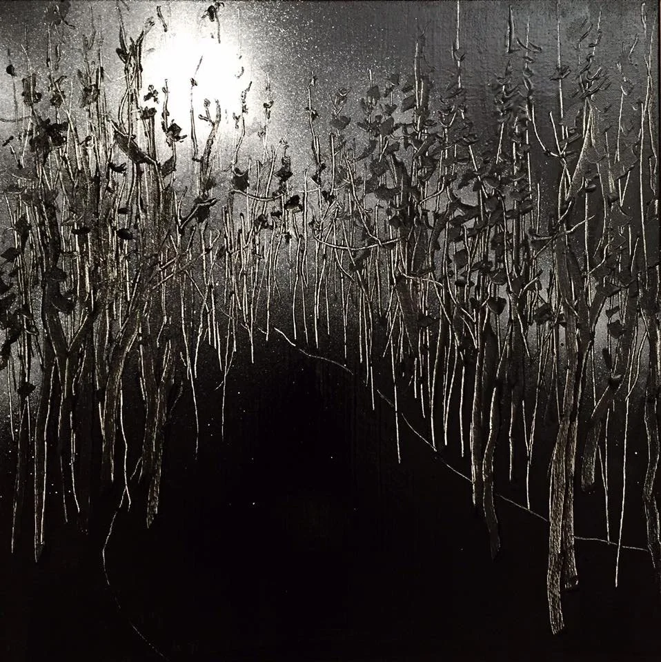 織月光
亞克力/畫布， 30.5x30.5 公分

Weaving the Moonlights
acrylic on canvas, 12x12 in

#2016