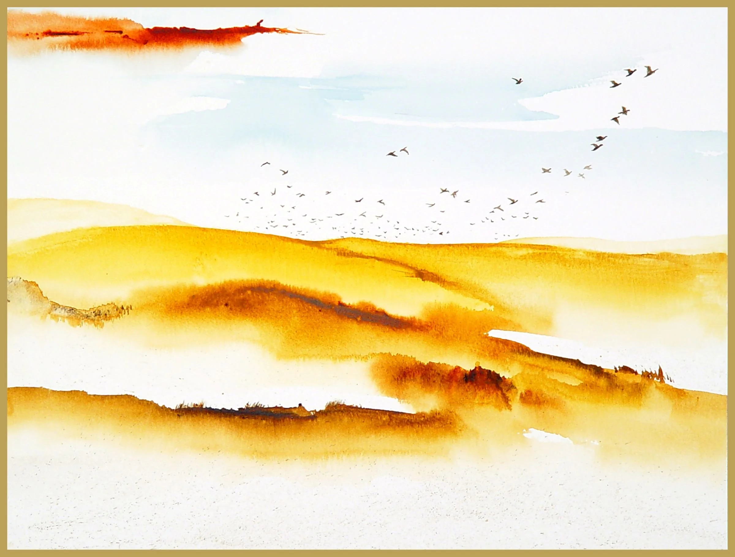 來，飛
水彩/紙本

Take Flight
watercolor on paper

#2004
已蒙收藏
collected